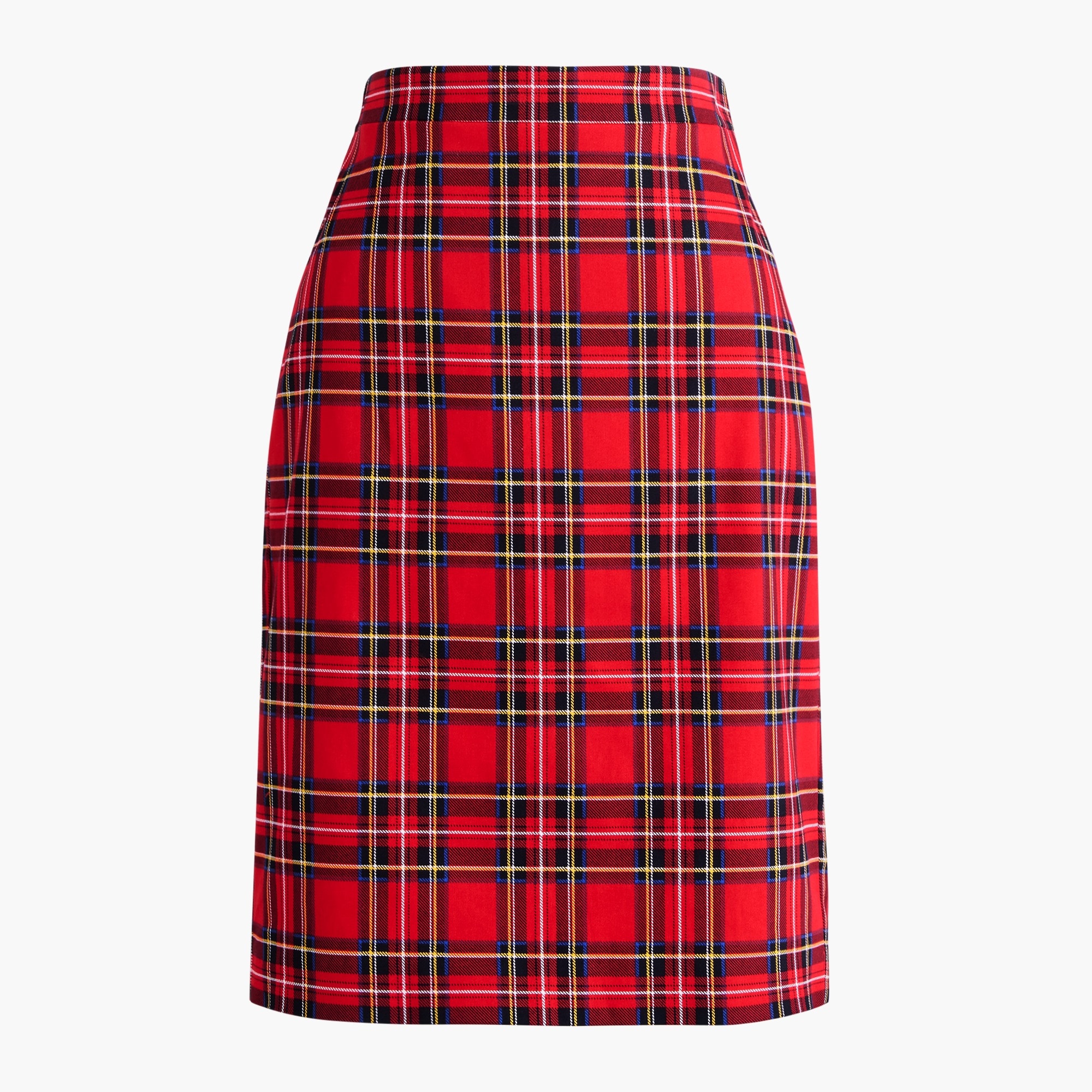 J crew factory best sale red pleated skirt