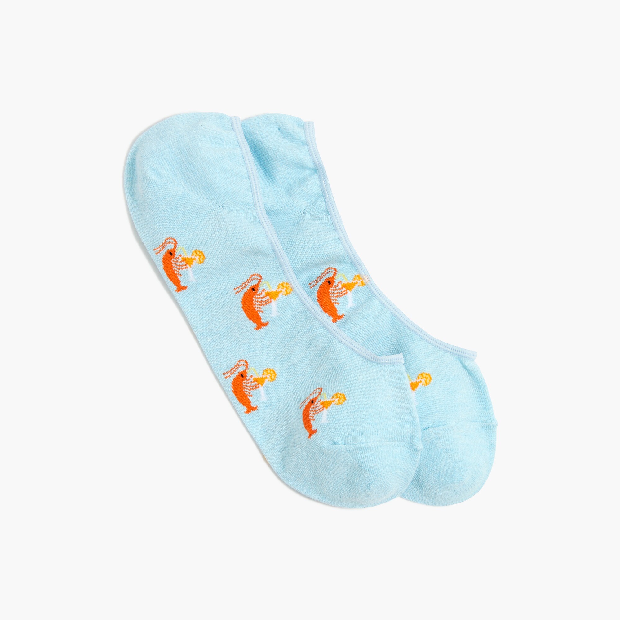 Shrimp cocktail no-show socks