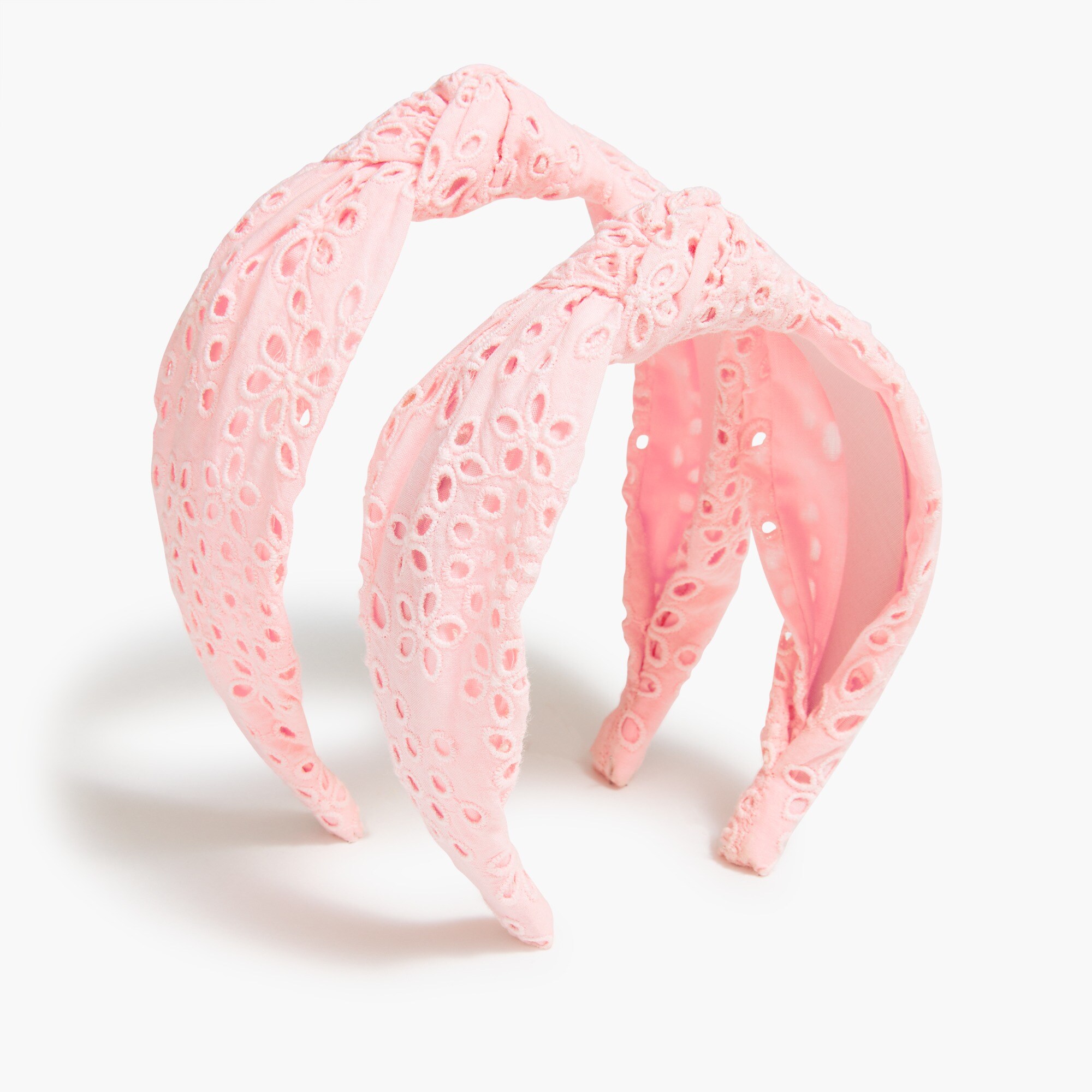 Mini me eyelet knot headband set