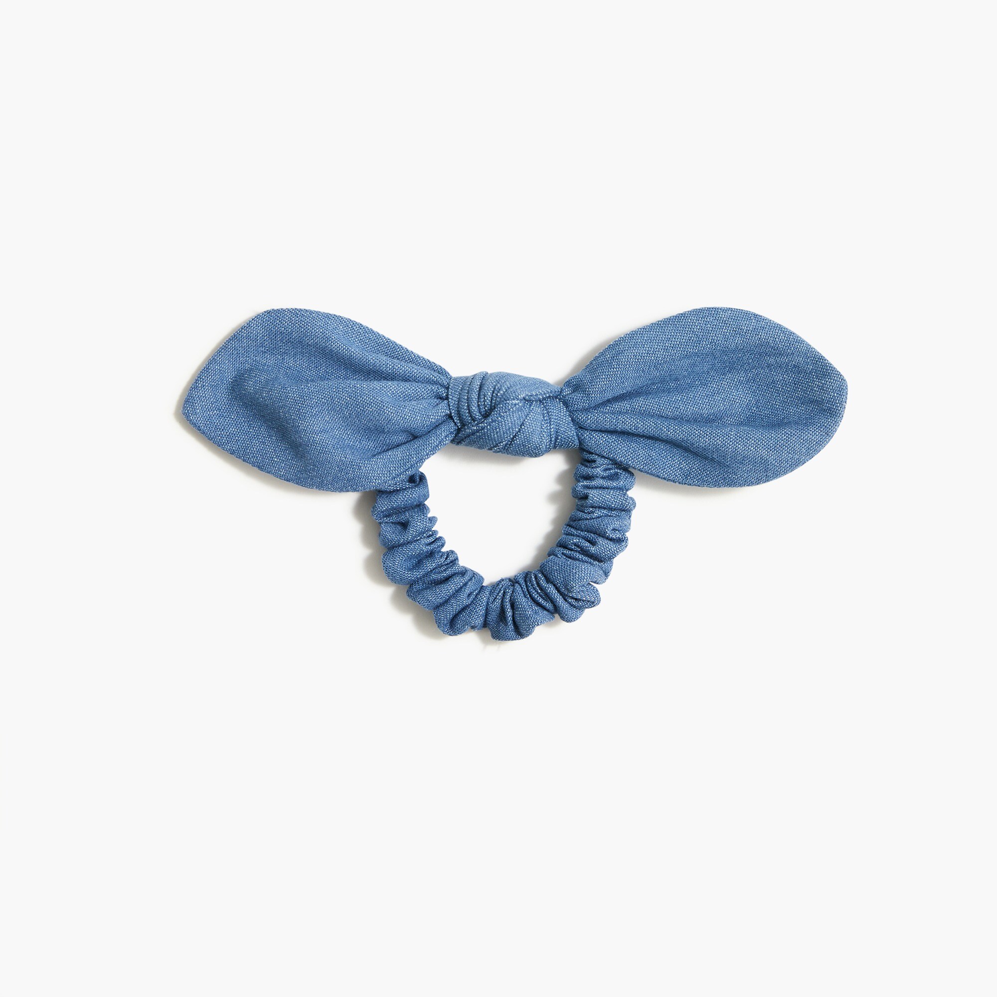 Chambray scrunchie