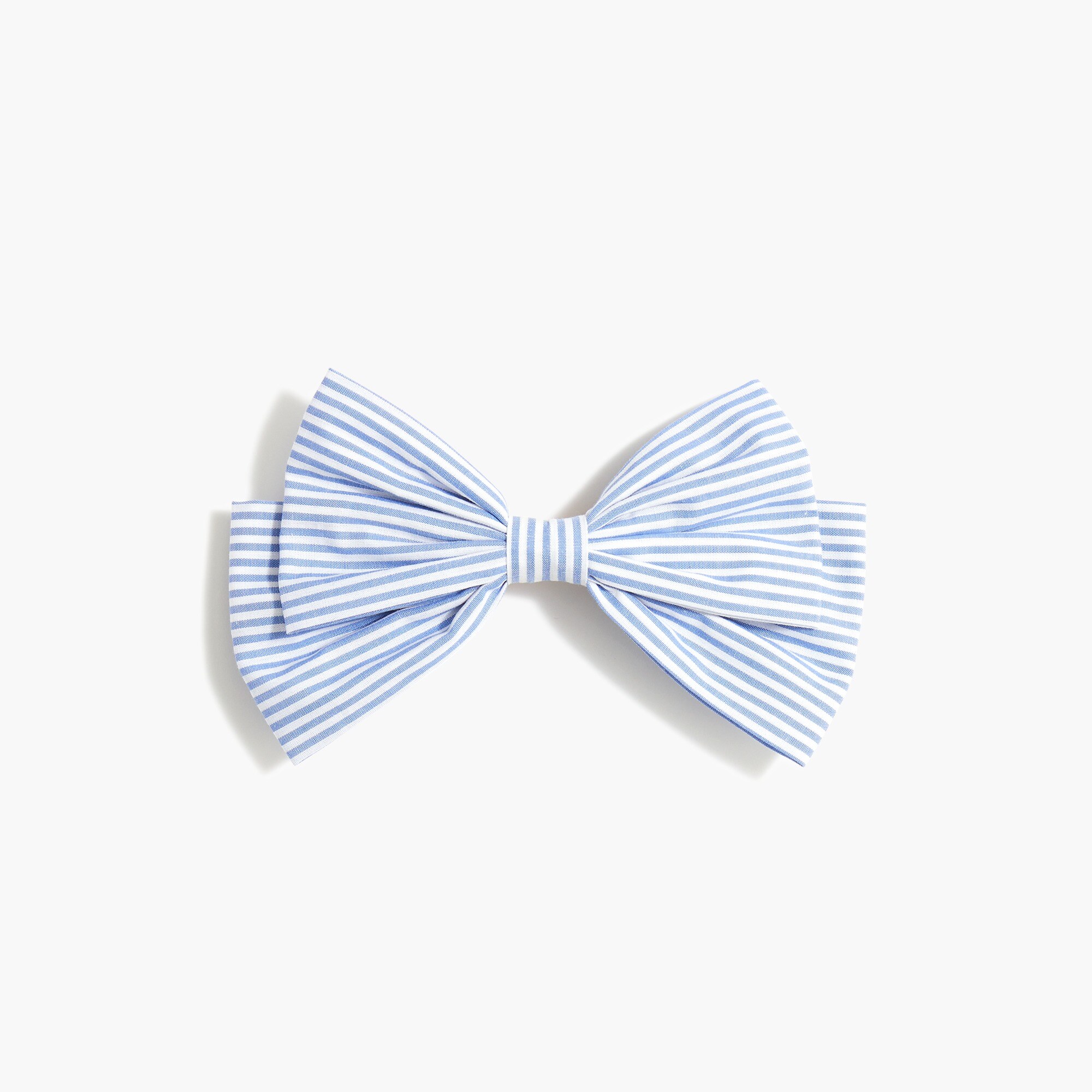 Large printed bow barrette