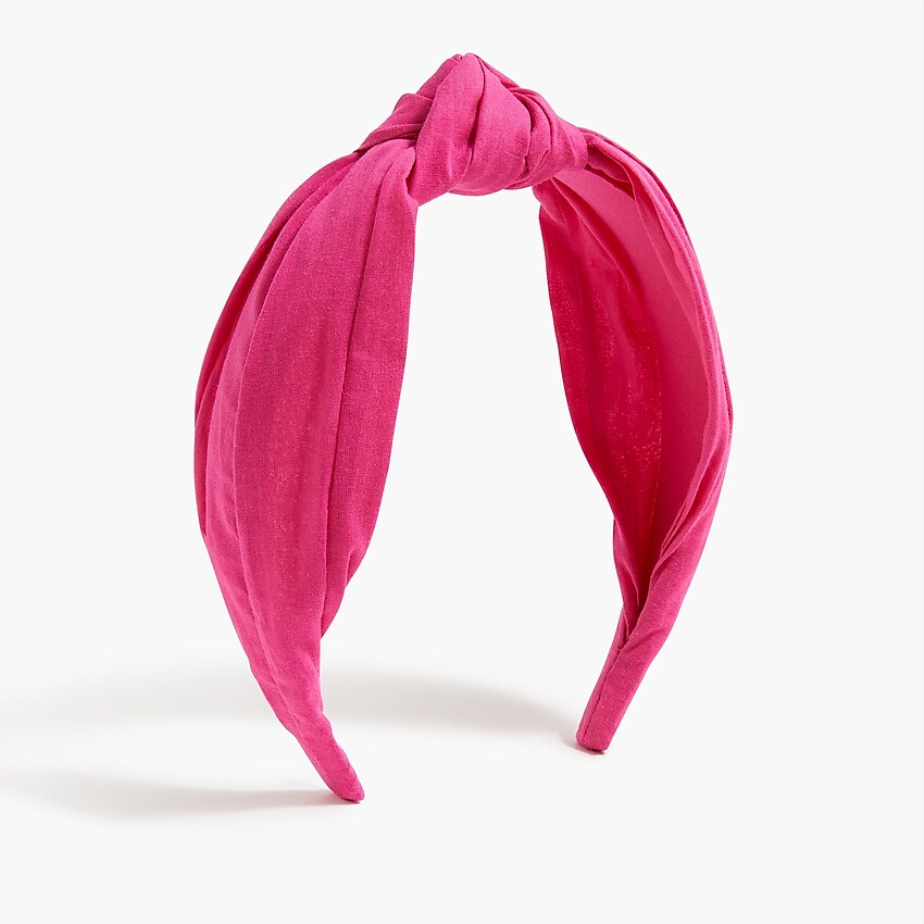 factory: knot headband for women, right side, view zoomed