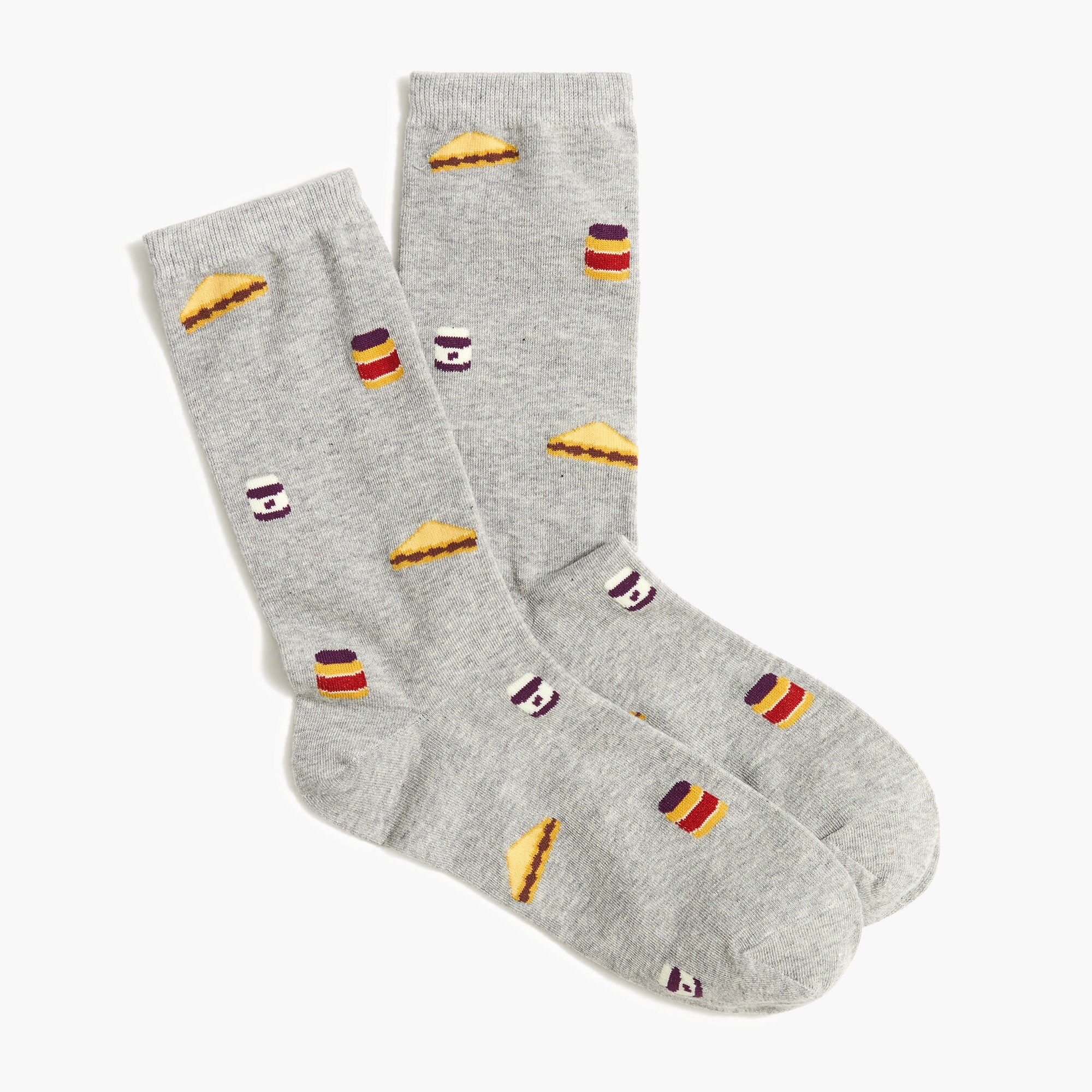 Peanut butter and jelly trouser socks