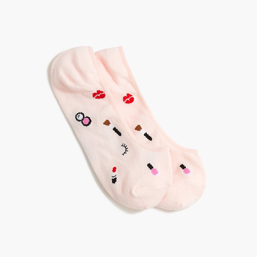 factory: makeup no-show socks for women, right side, view zoomed