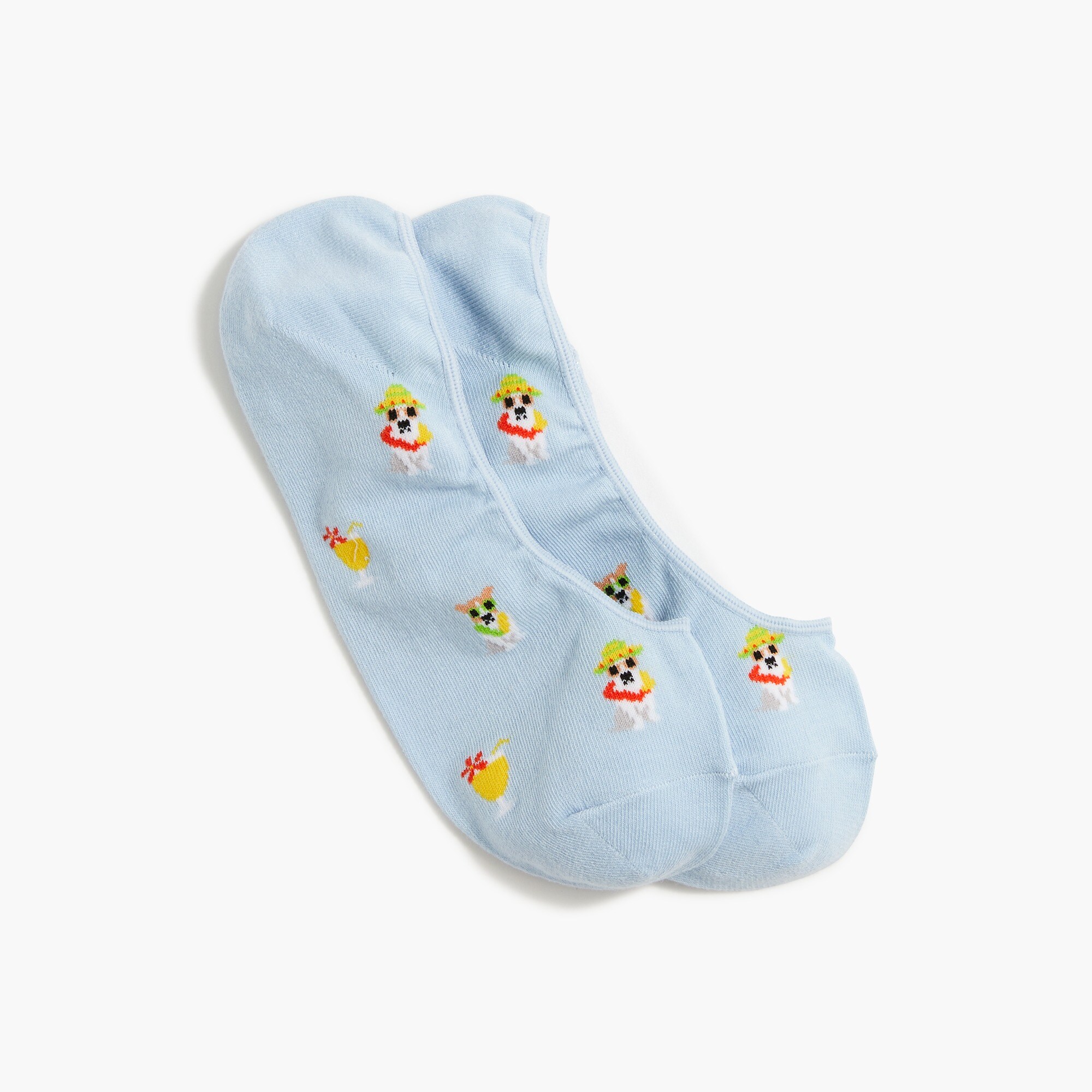 Spring break dog no-show socks