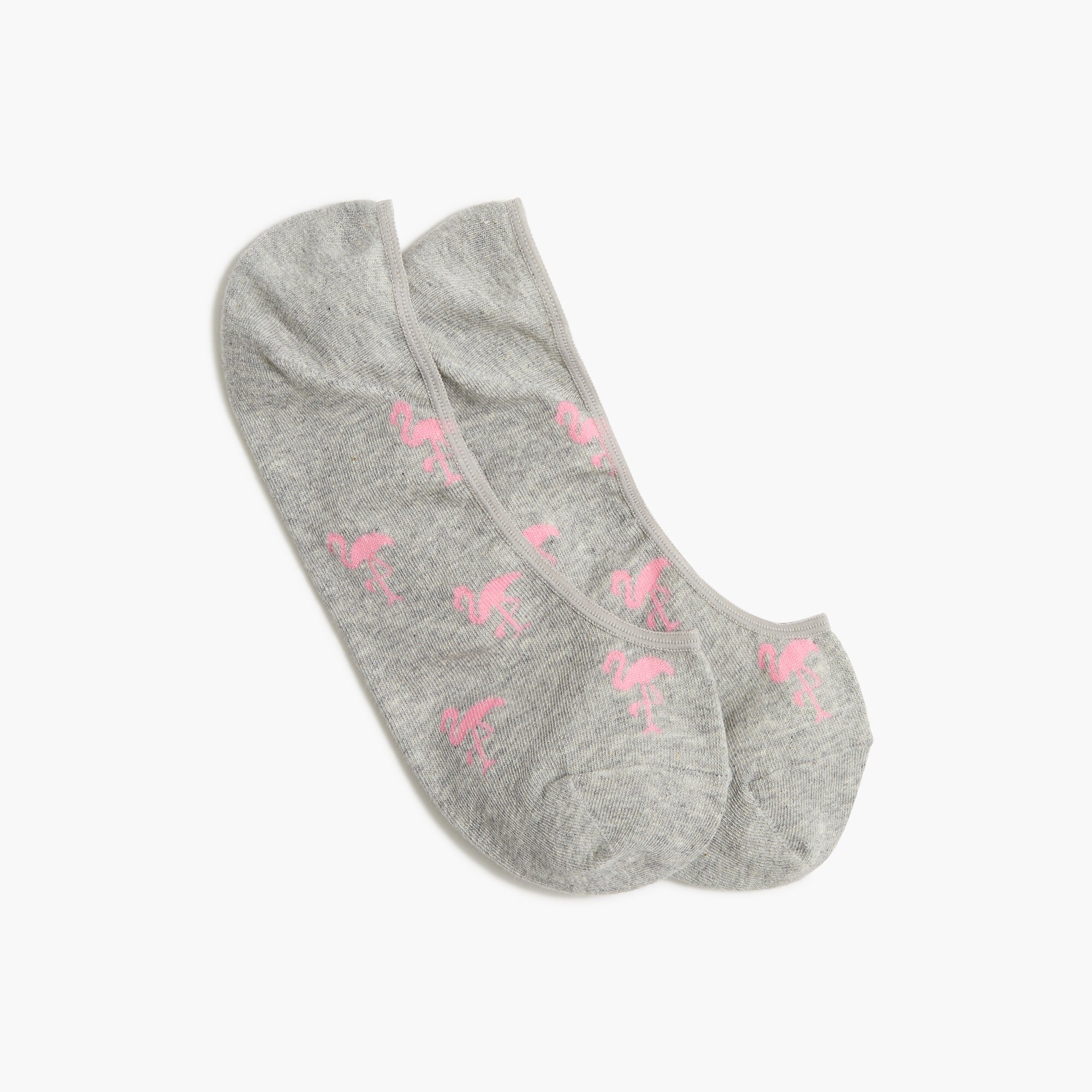 Flamingo no-show socks