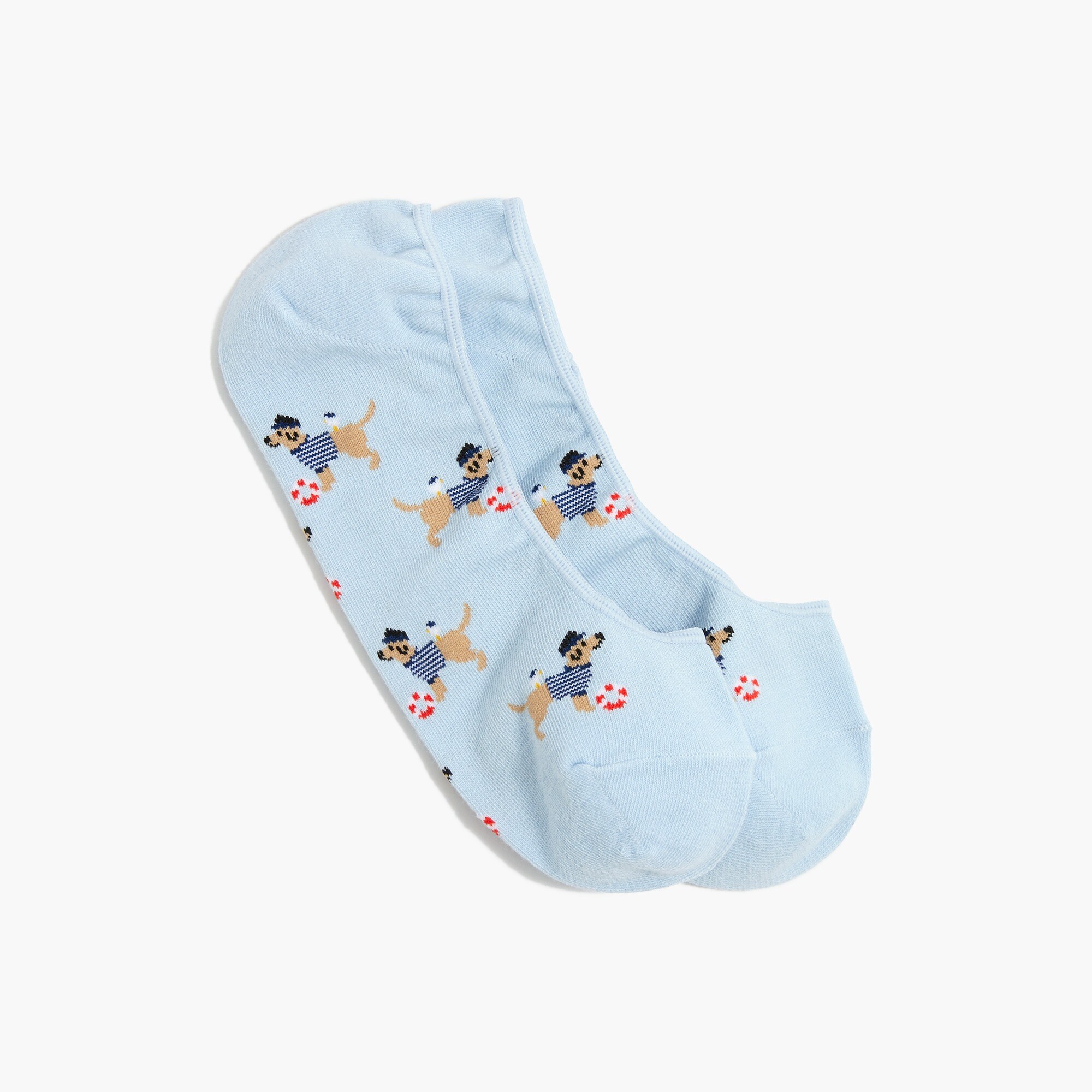 Sailor dog no-show socks