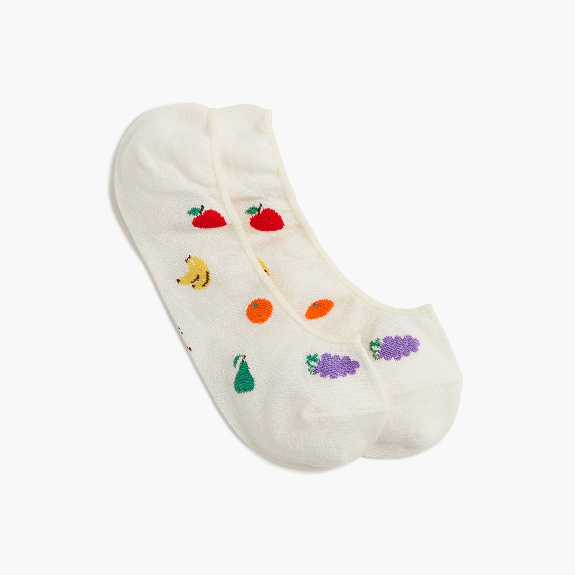 Fruit salad no-show socks