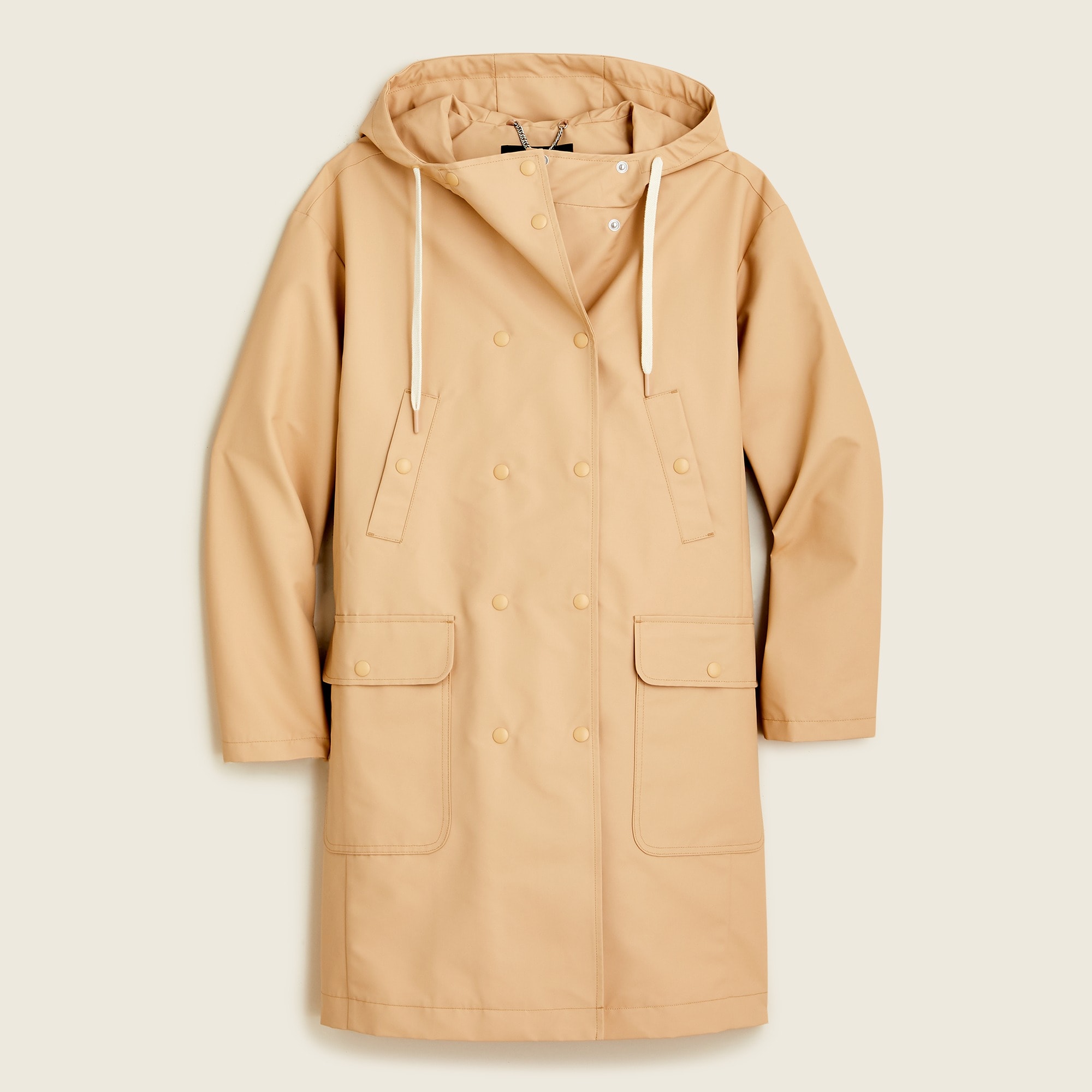 Double-breasted raincoat