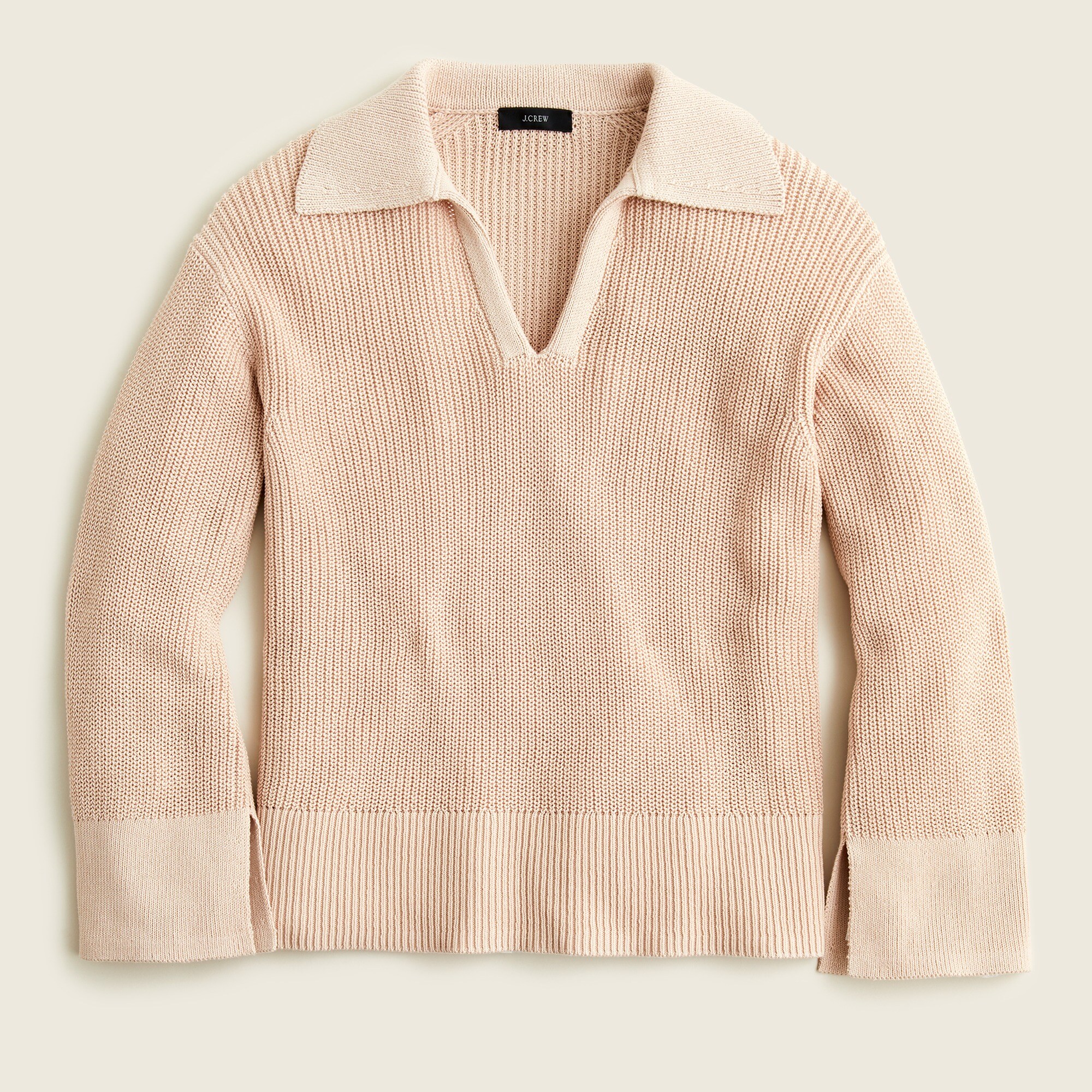Relaxed collared sweater