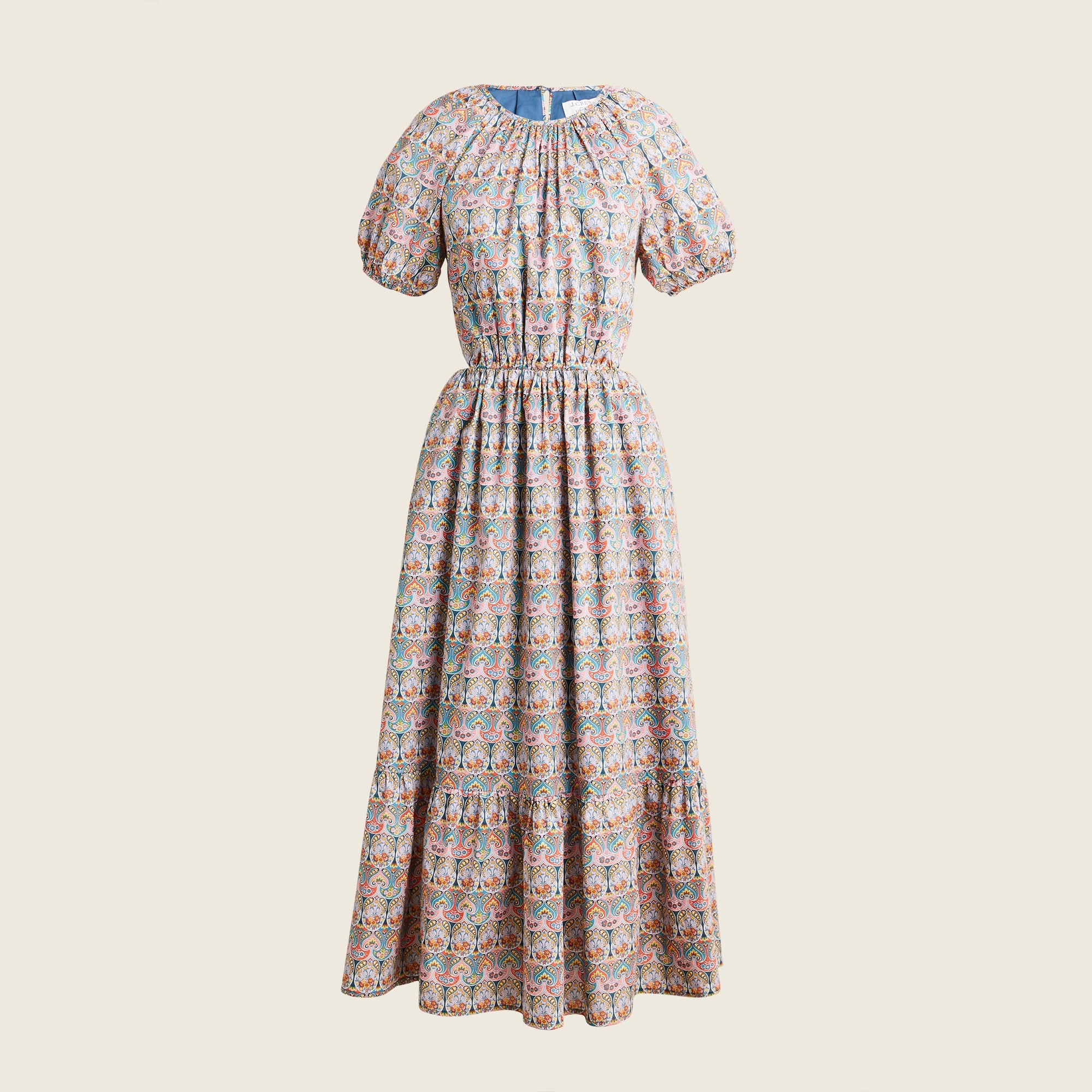 J.Crew: Side Cutout Organic Cotton Dress In Liberty® Giorgia Duke ...