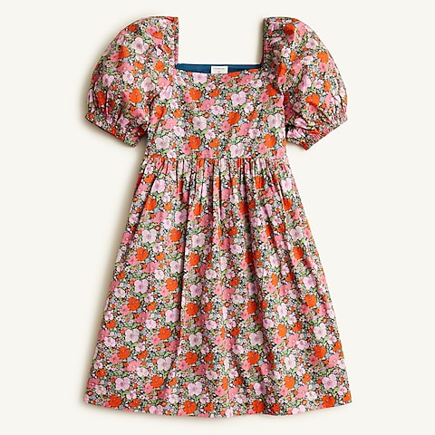 girls Girls' puff-sleeve dress in Liberty® floral
