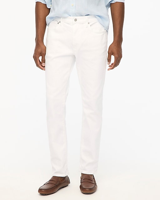 mens Straight-fit white jean in signature flex
