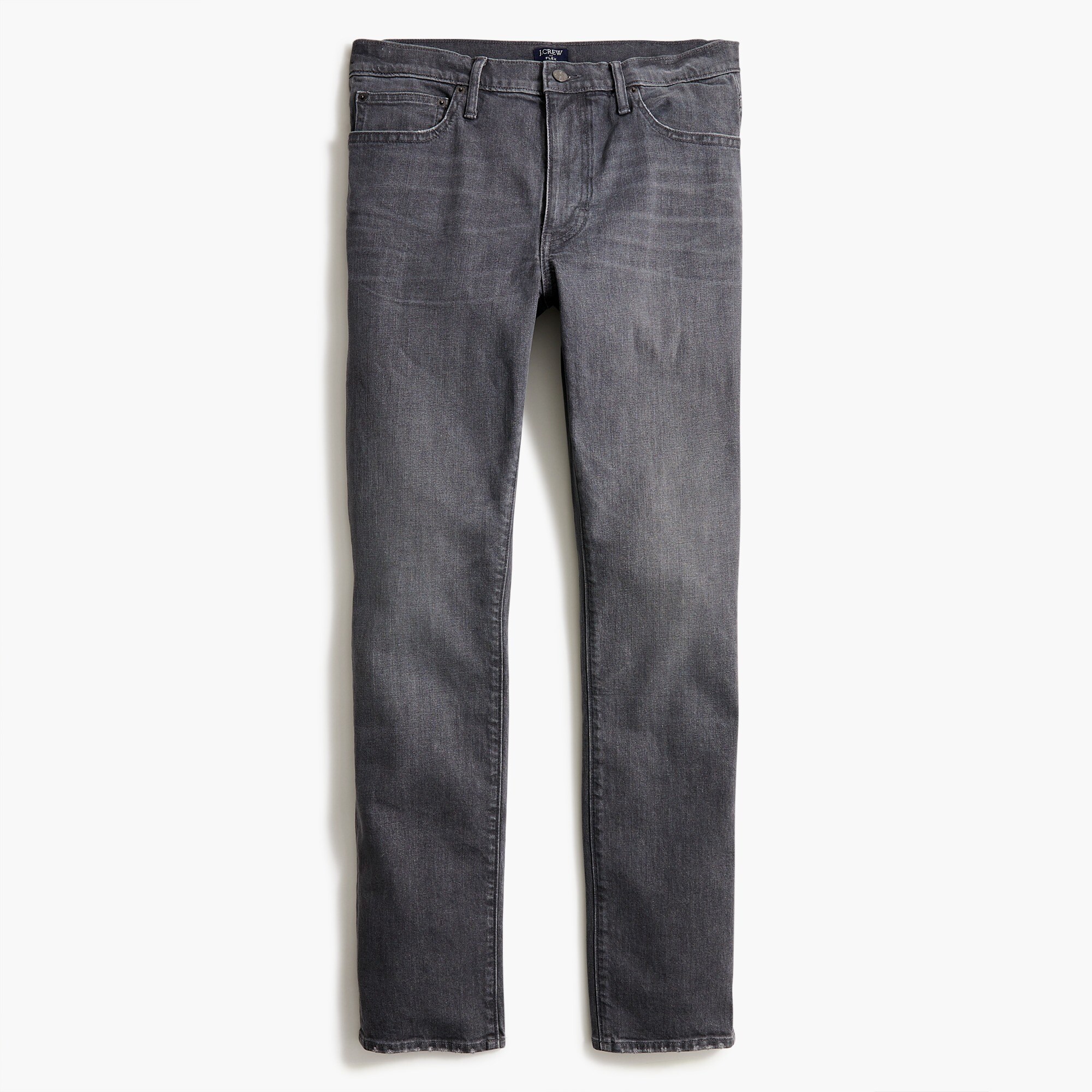 Straight-fit grey jean in signature flex