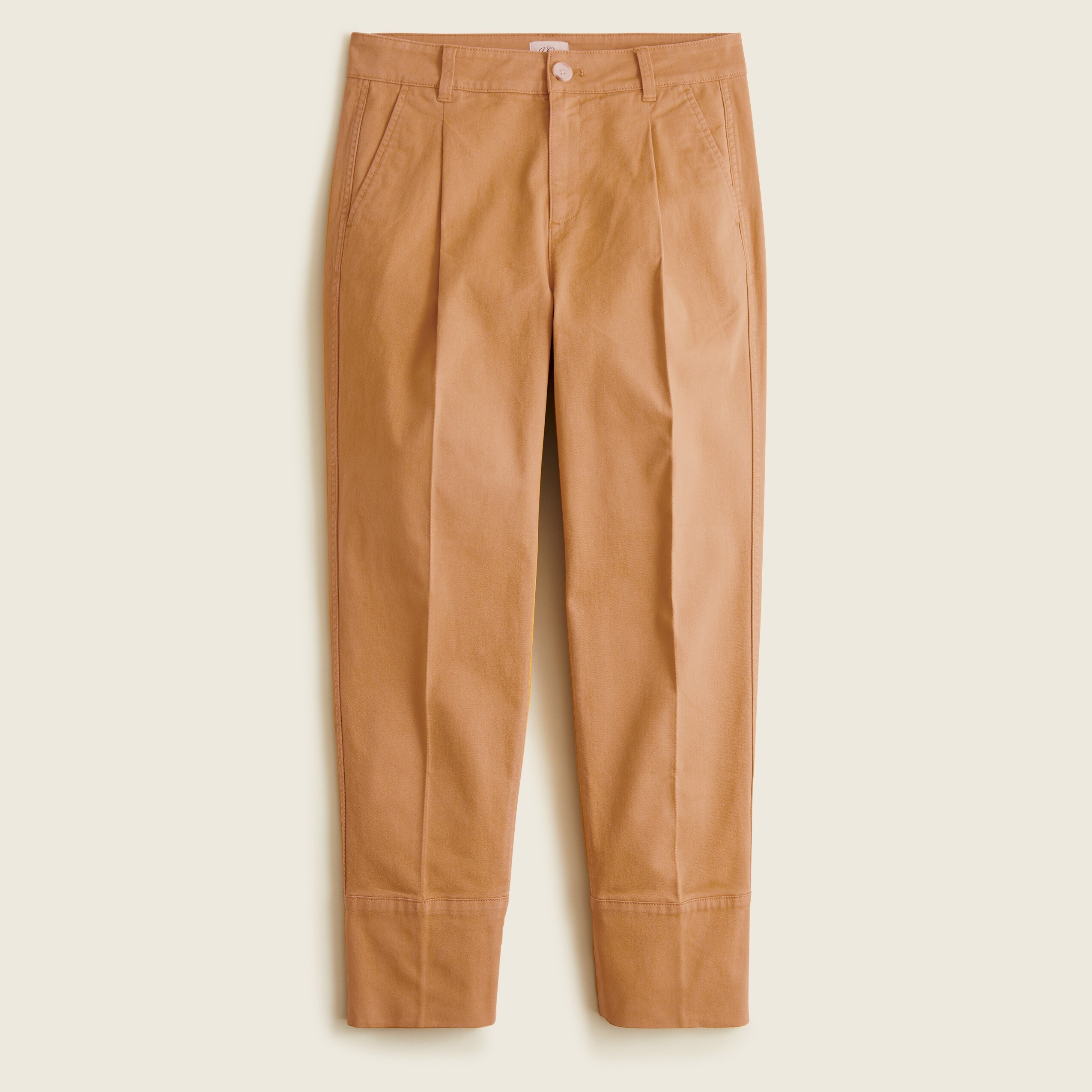 Pleated chino pant