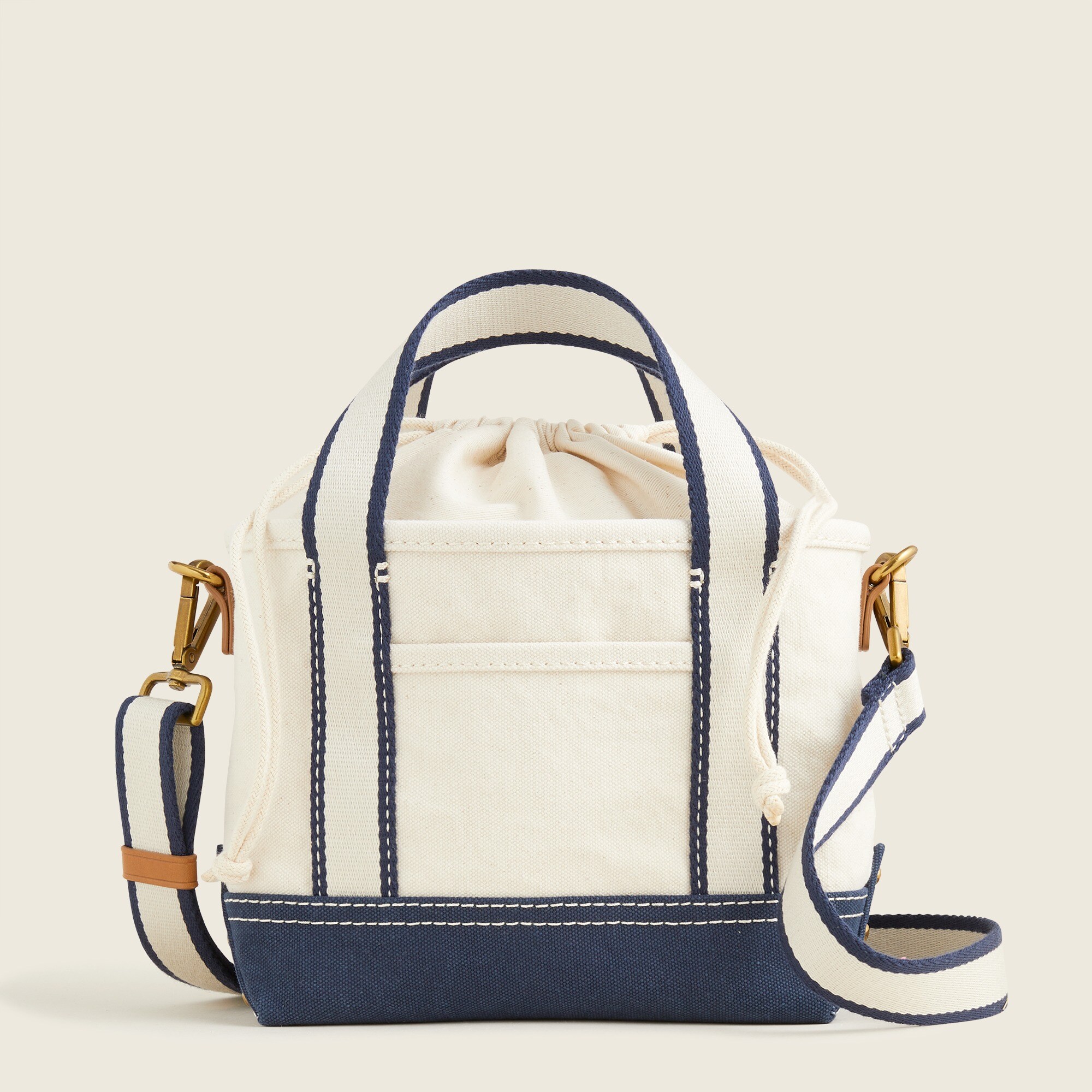 Small Montauk tote with crossbody strap