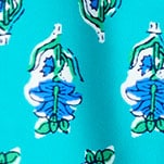 Rash guard with front zip FROSTED AQUA MULTI