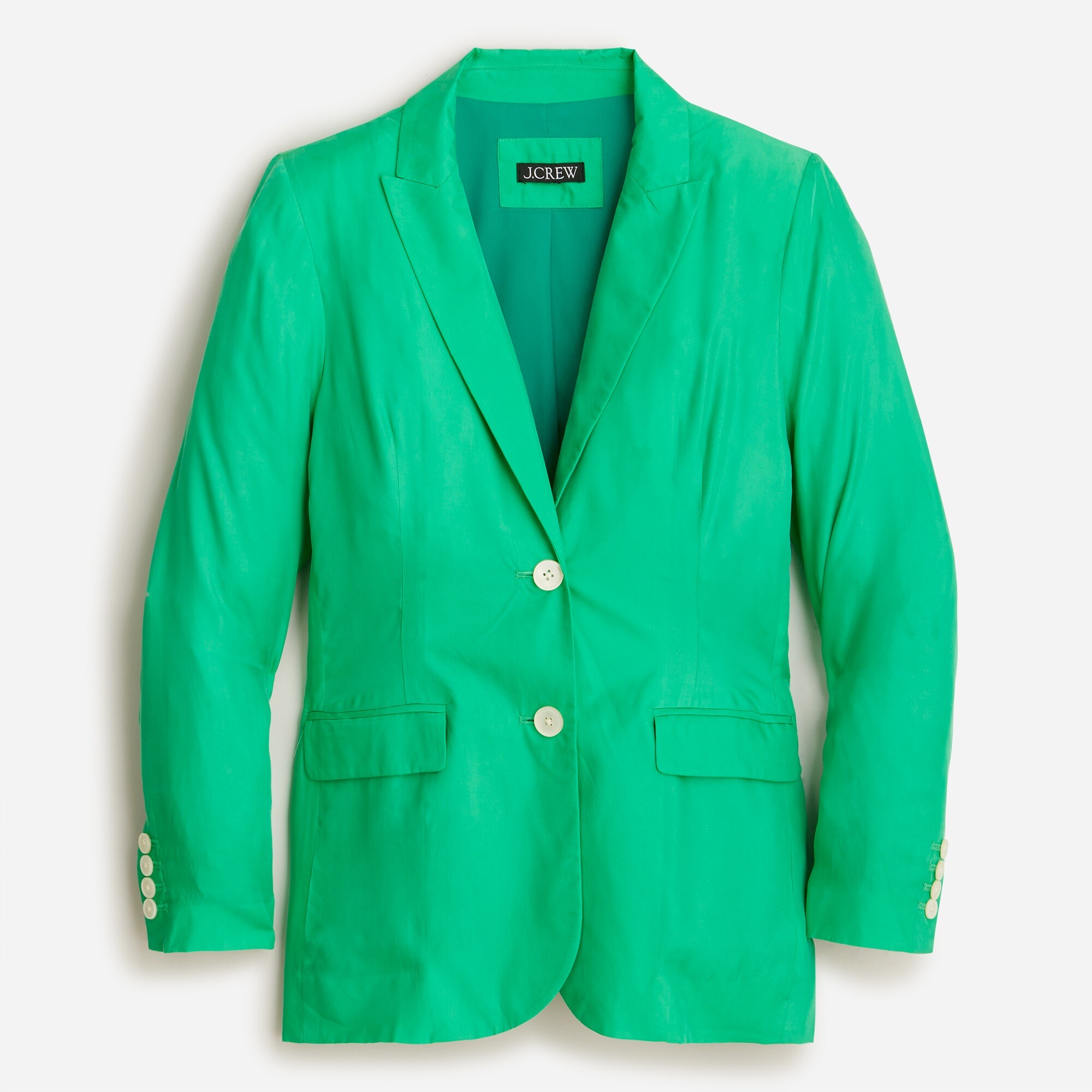 Limited-edition drapey long Parke blazer in cupro blend