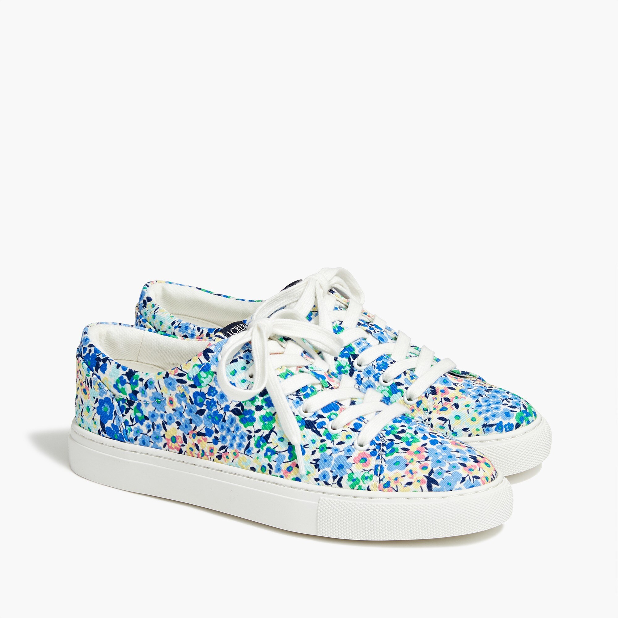 Printed road trip canvas sneakers