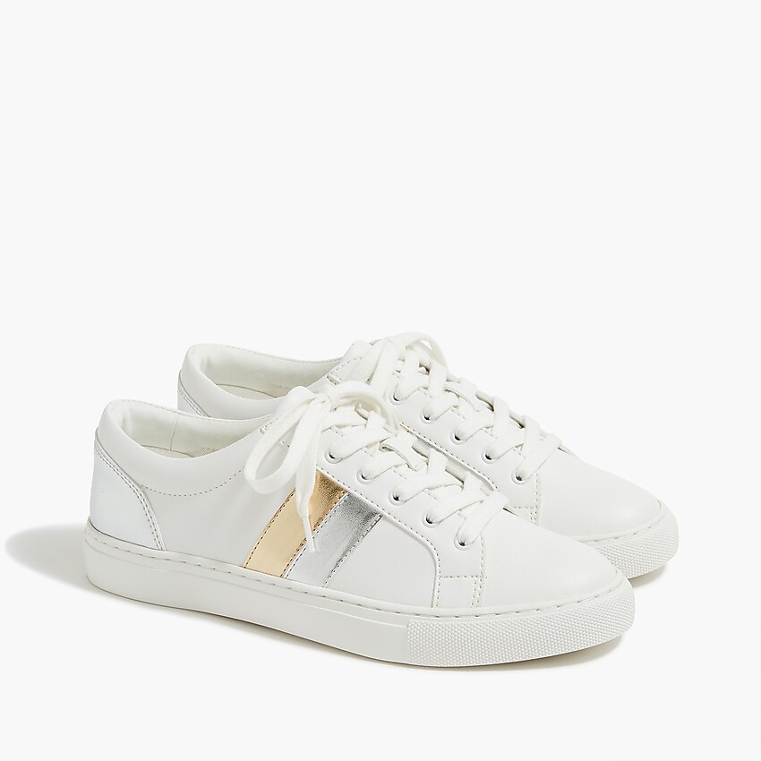 factory: road trip sneakers with stripe for women, right side, view zoomed