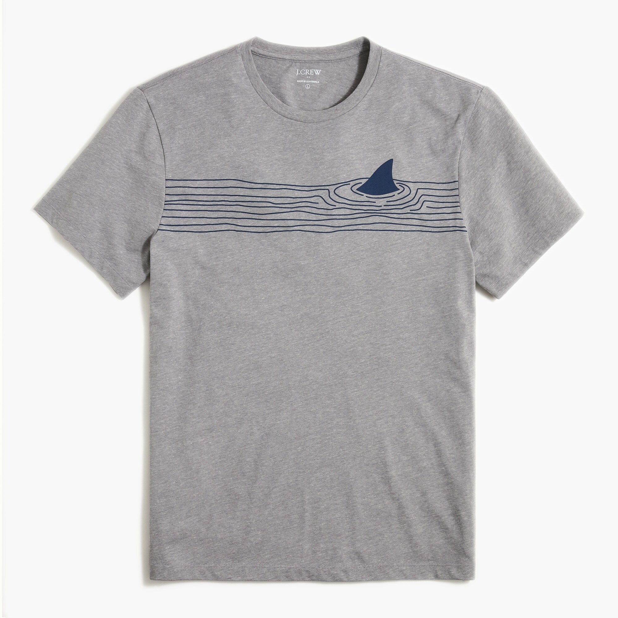 Shark fin graphic tee