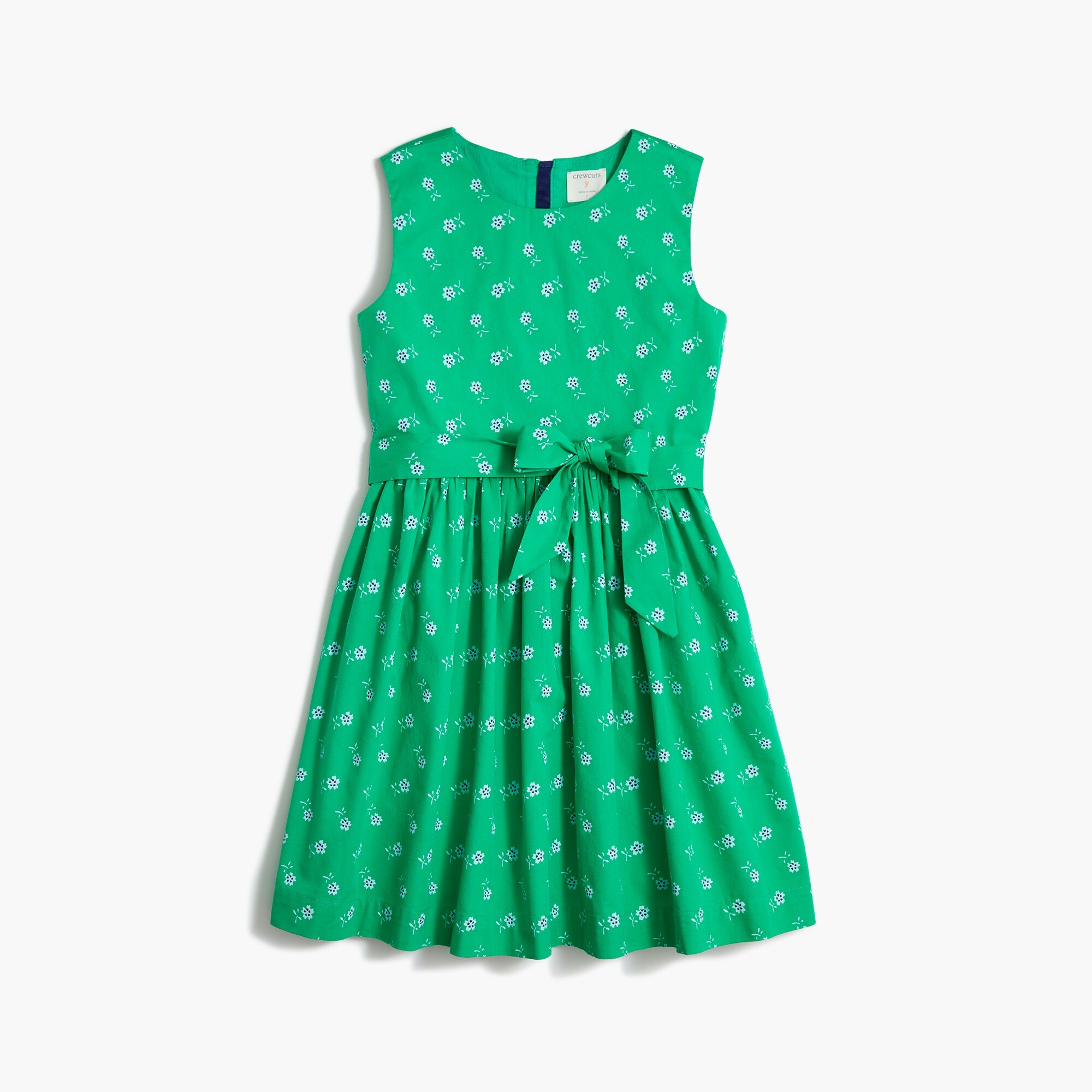 girls' cotton-blend poplin dress for girls