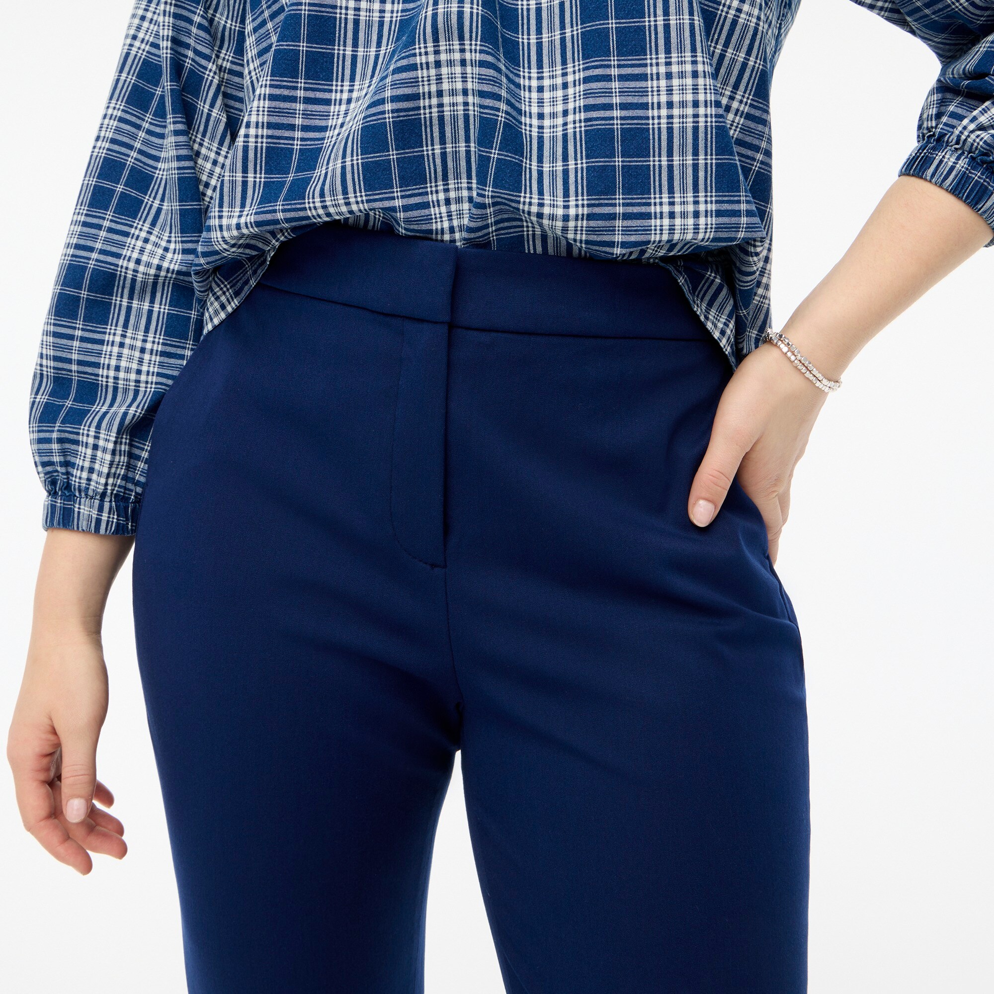 Tall Kelsey cotton-blend flare pant