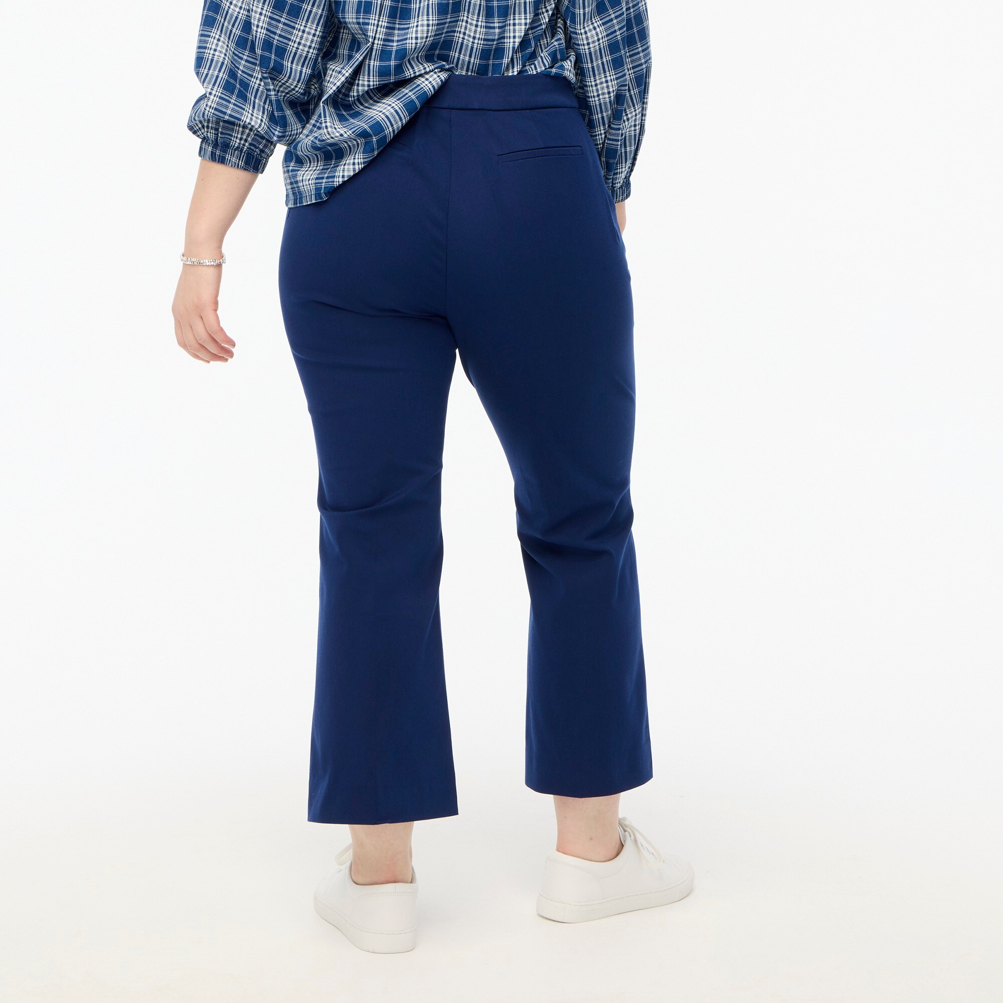 Tall Kelsey cotton-blend flare pant
