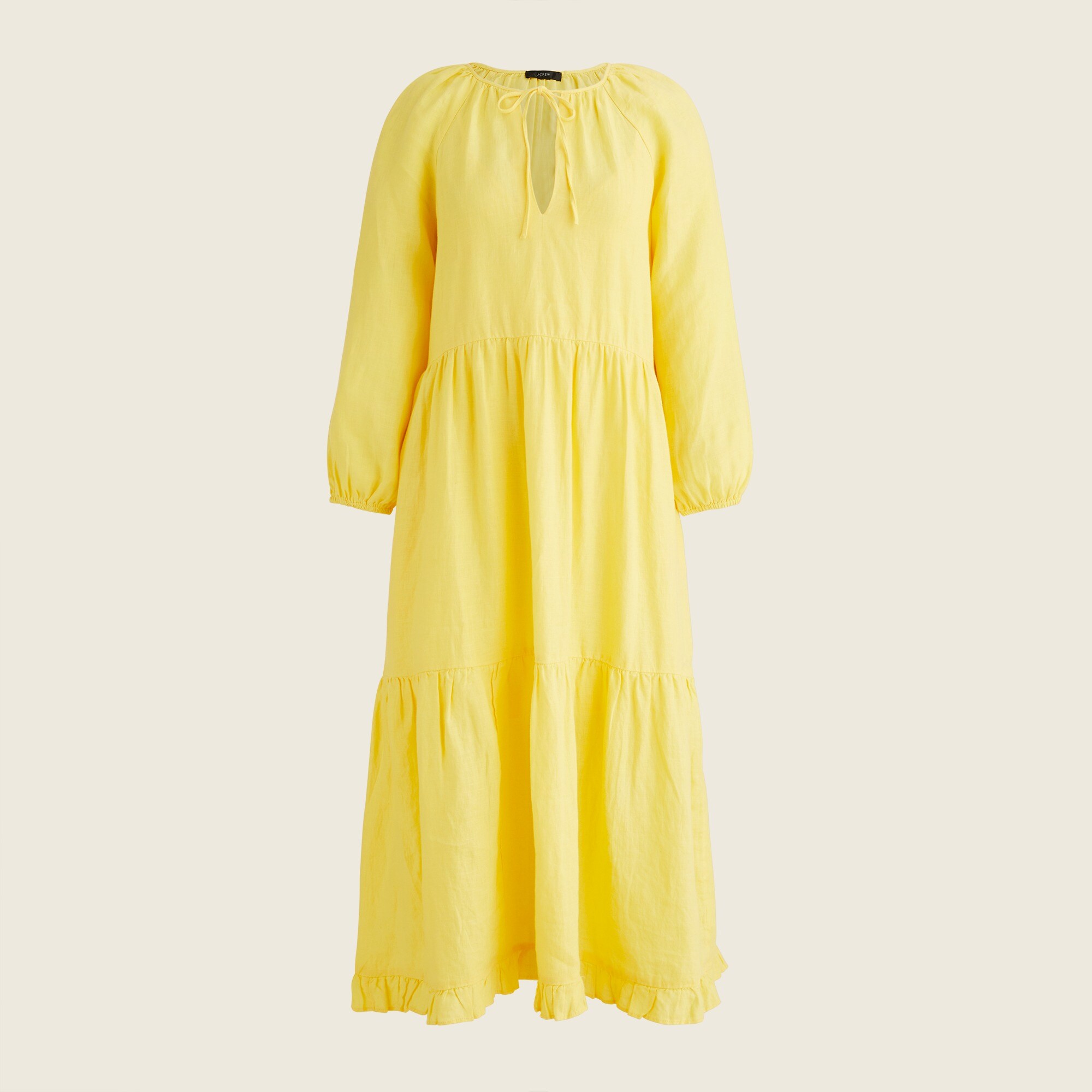 j crew linen dress