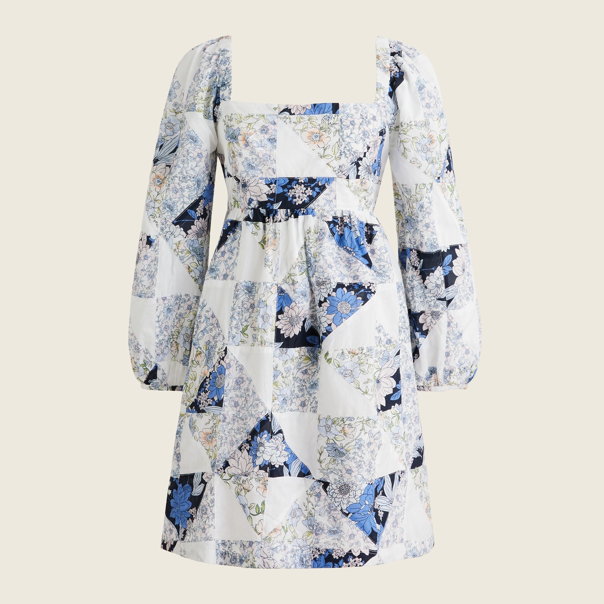 サラマリカ Cotton Flower Patchwork Dress s Sara mallika Cotton Flower Patchwork Dress | KOKO