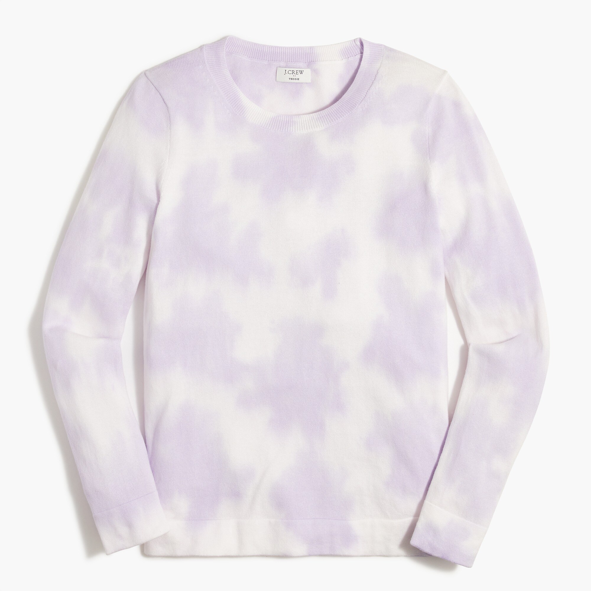 tie-dyed teddie sweater for women