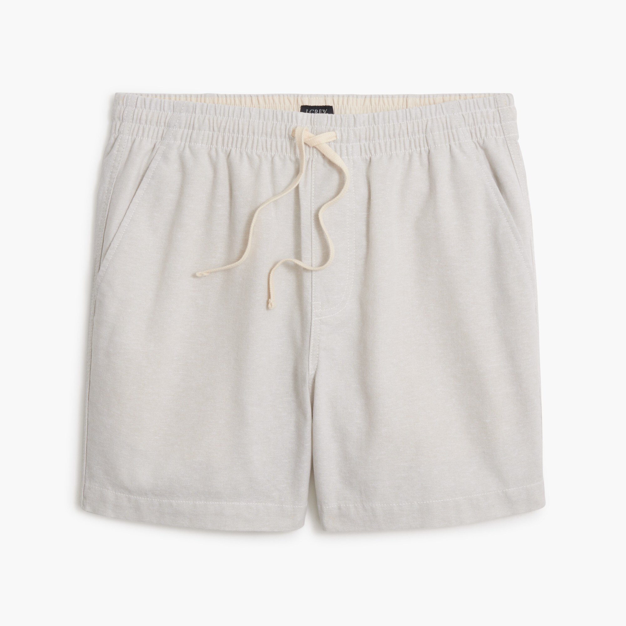 linen-blend dock short for men