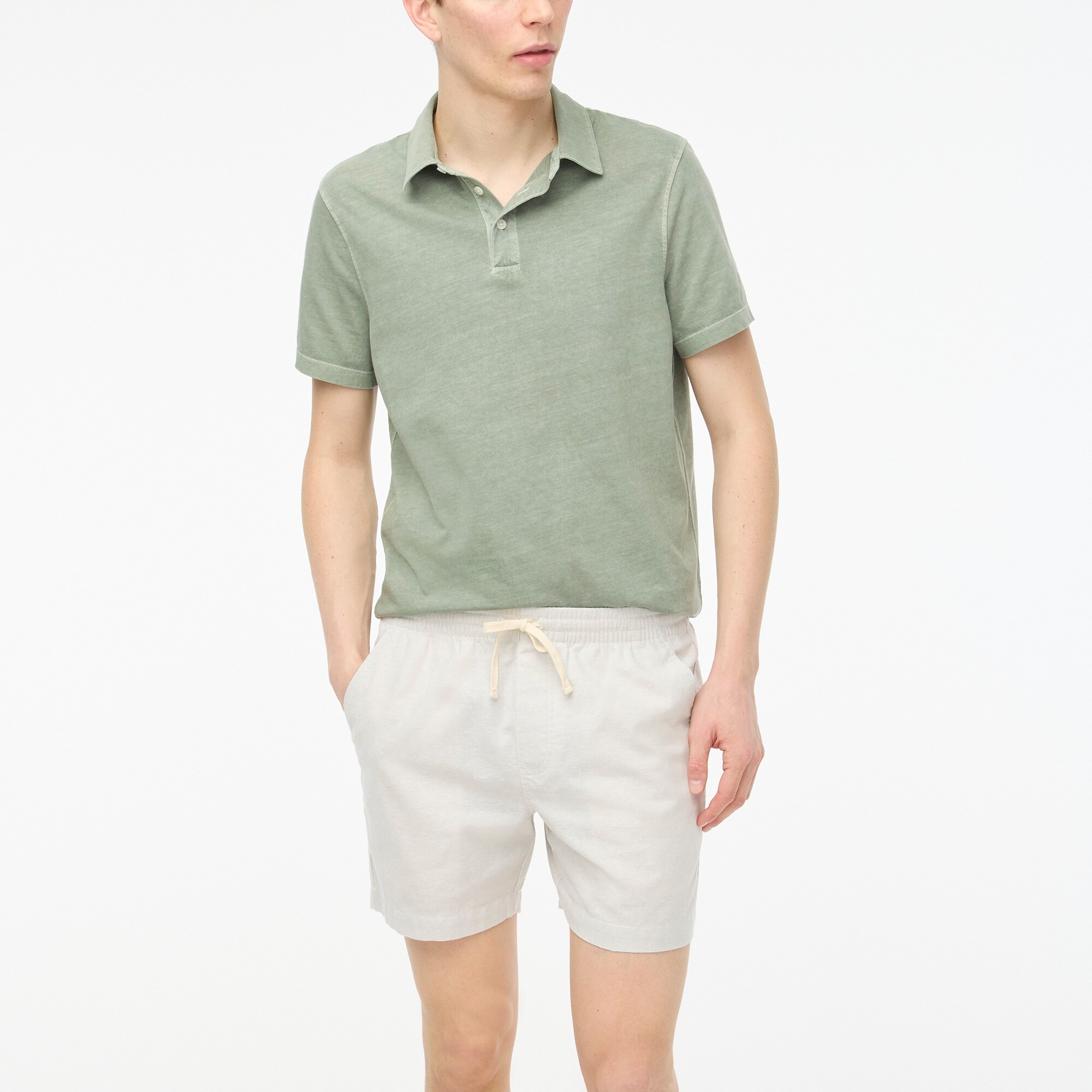 mens Linen-blend dock short