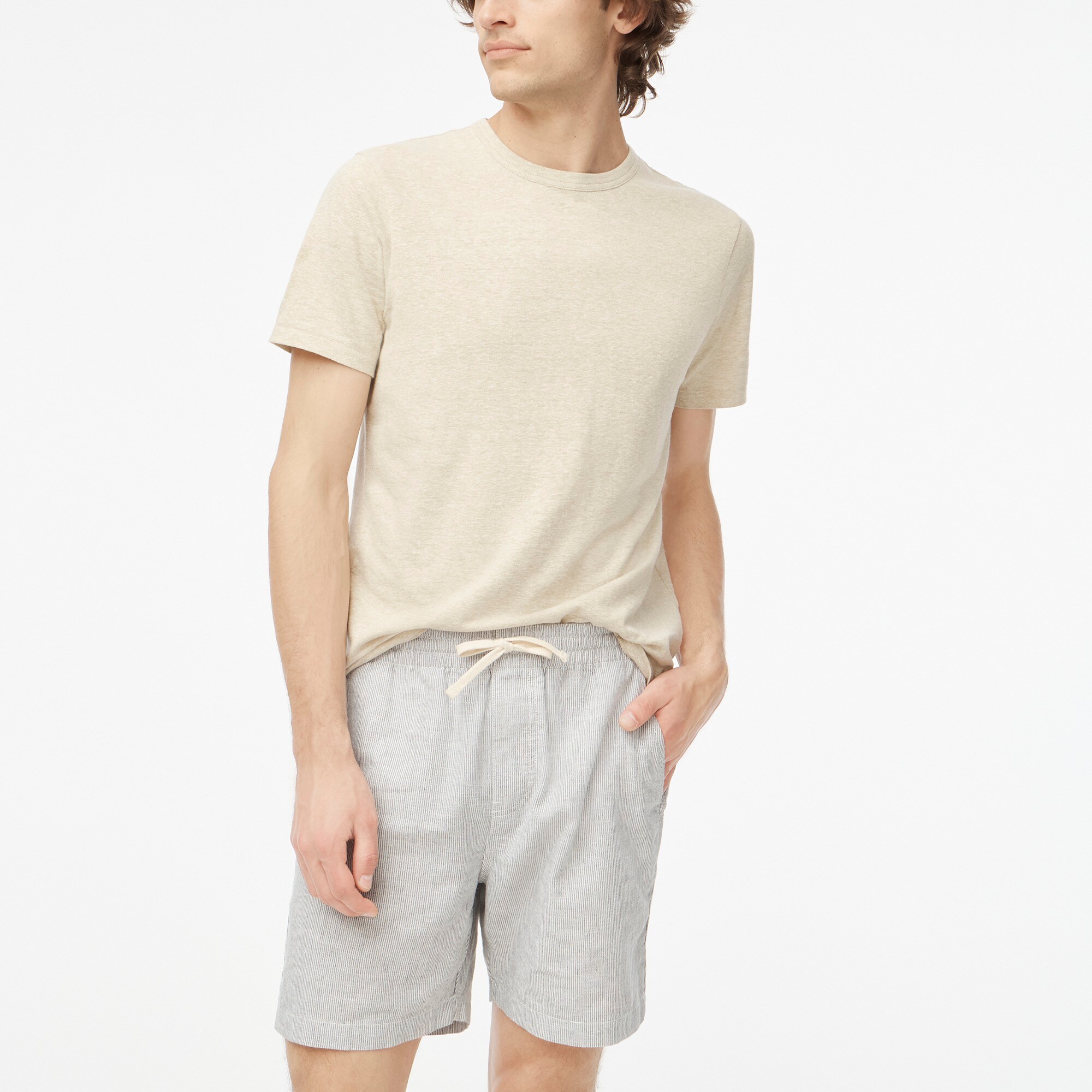 Cotton-blend shorts