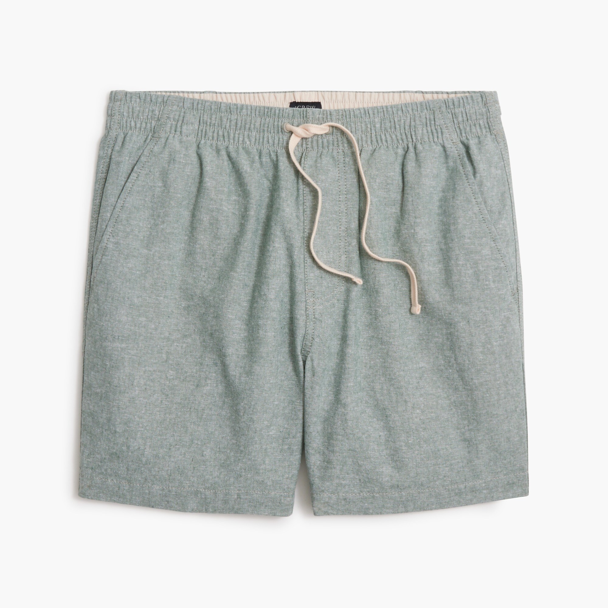  Linen-blend dock short