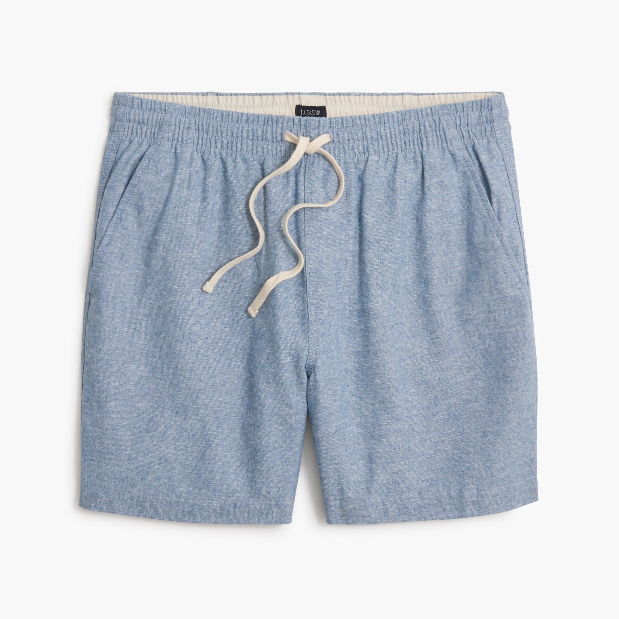  Linen-blend dock short