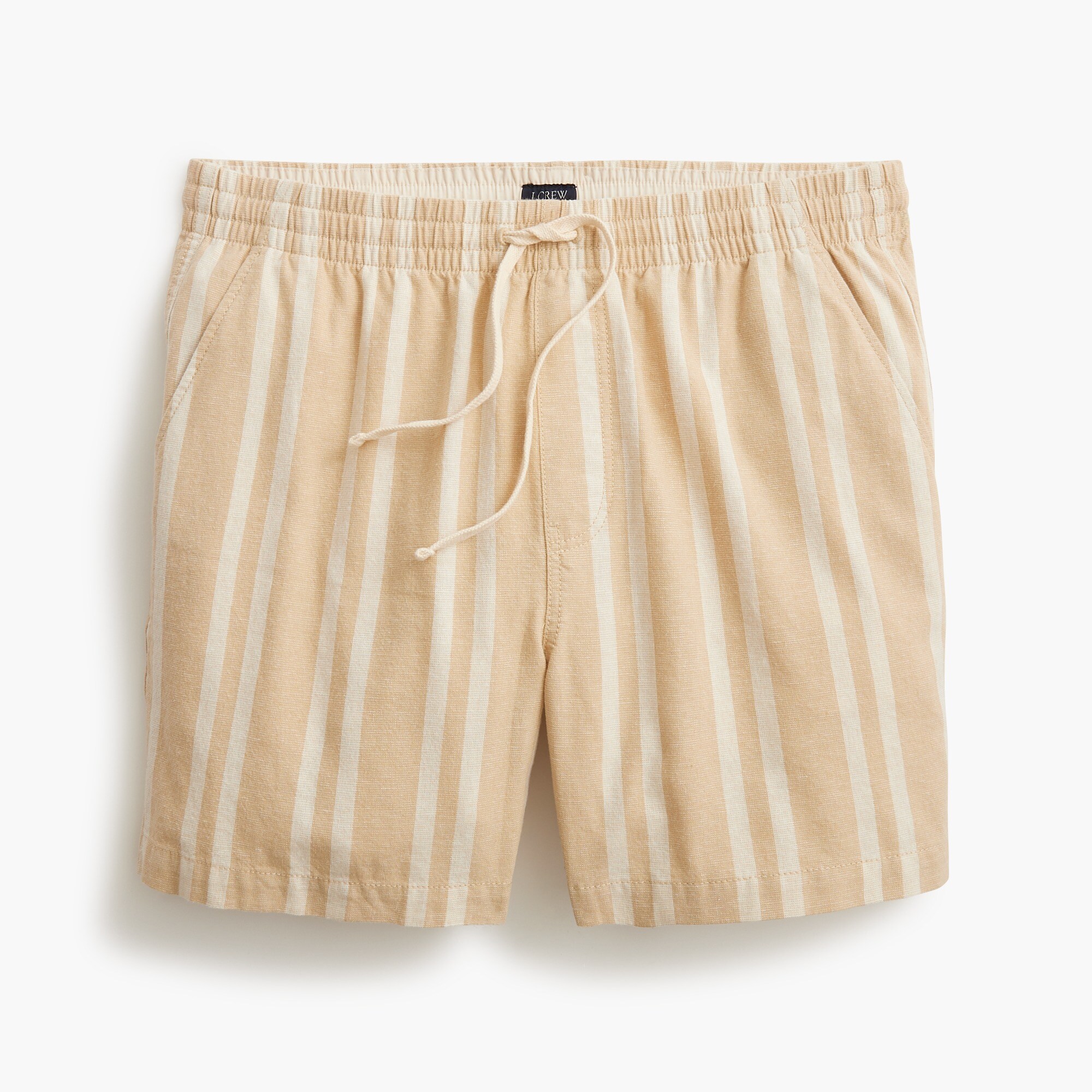  Linen-blend dock short