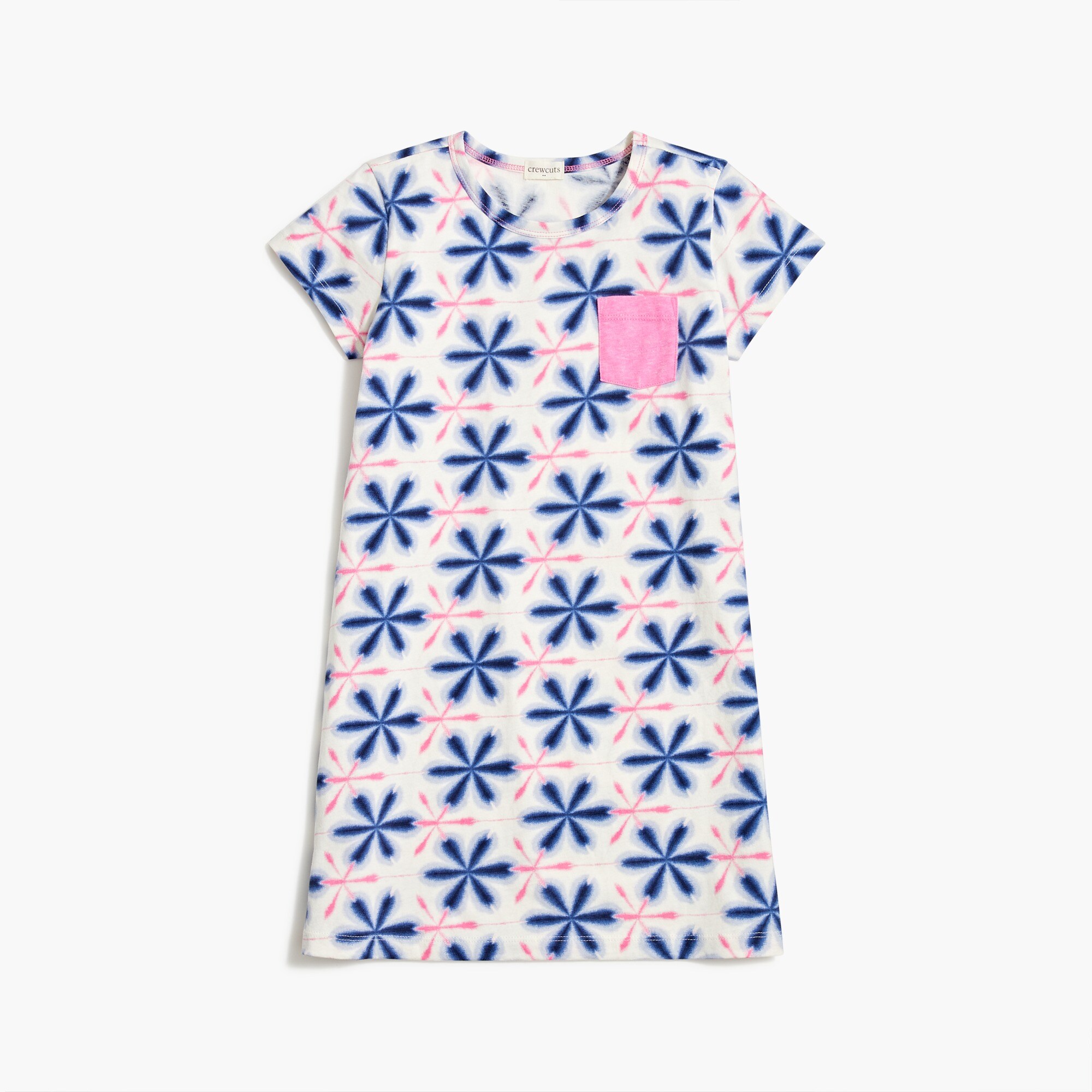 Girls' pocket T-shirt dress