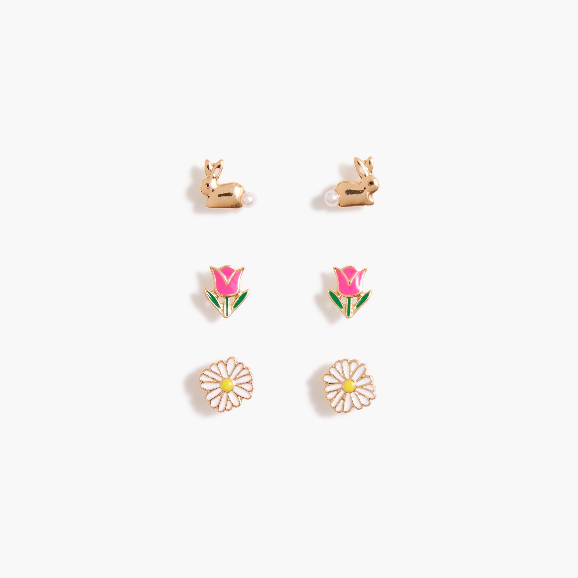 Girls' spring earrings pack