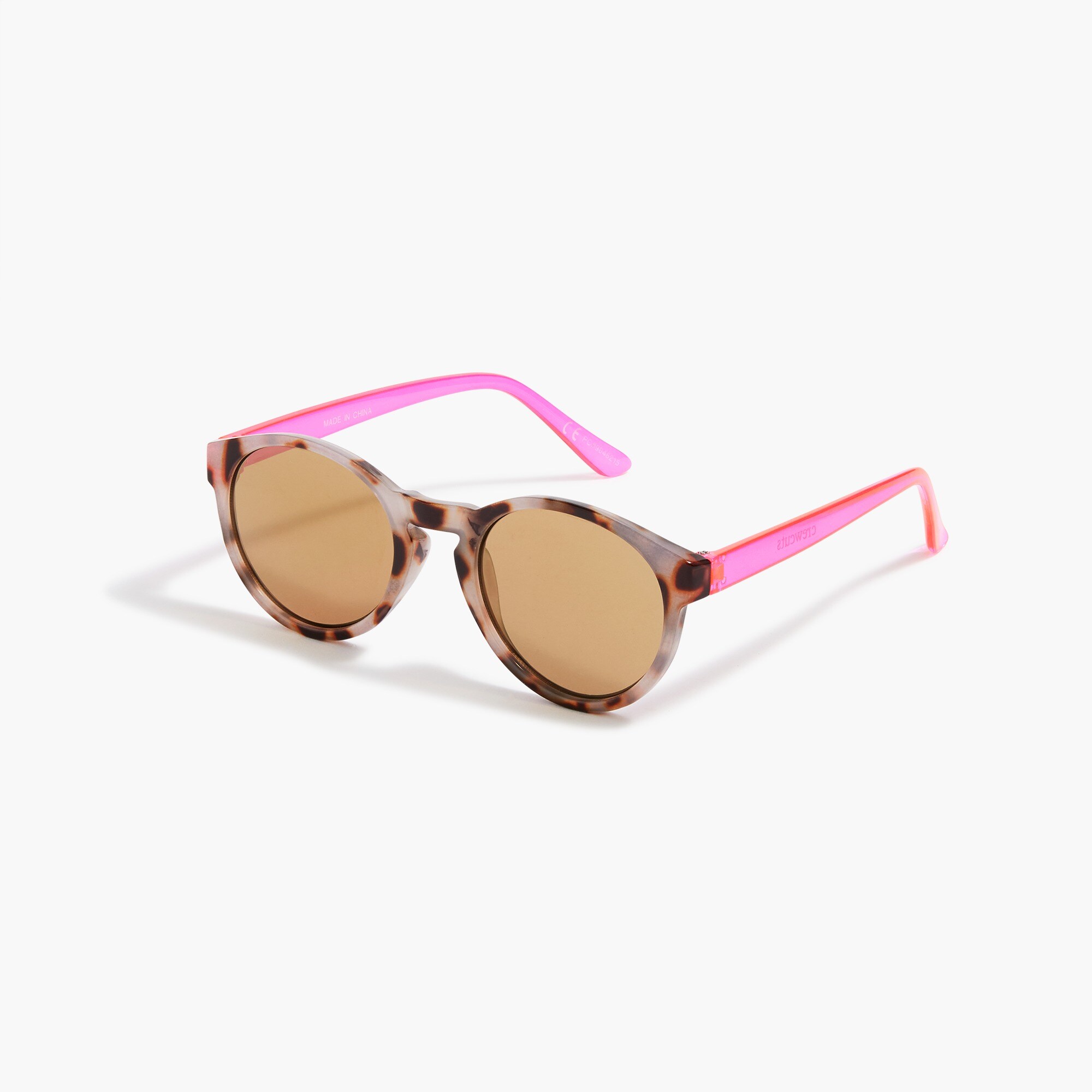 Kids' round tortoise sunglasses