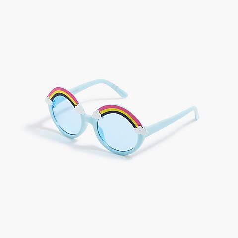 girls Kids' round rainbow frame sunglasses