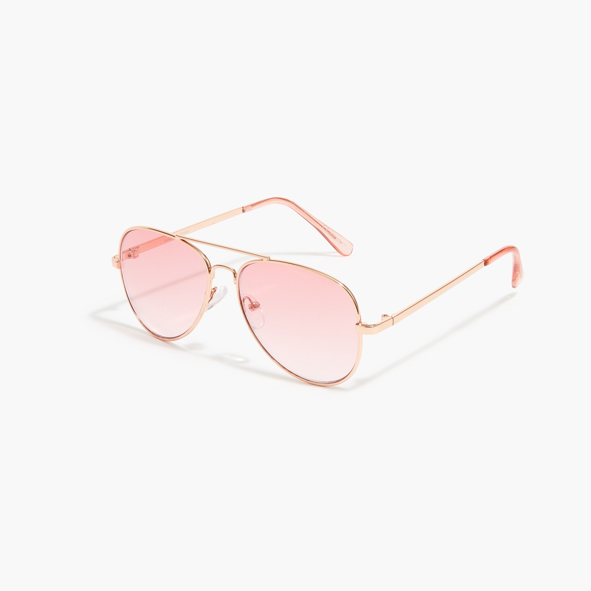 Kids' rose gold sunglasses