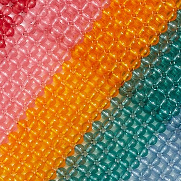 Girls' beaded bag WHITE NEON ROSE MULTI girls' beaded bag for girls