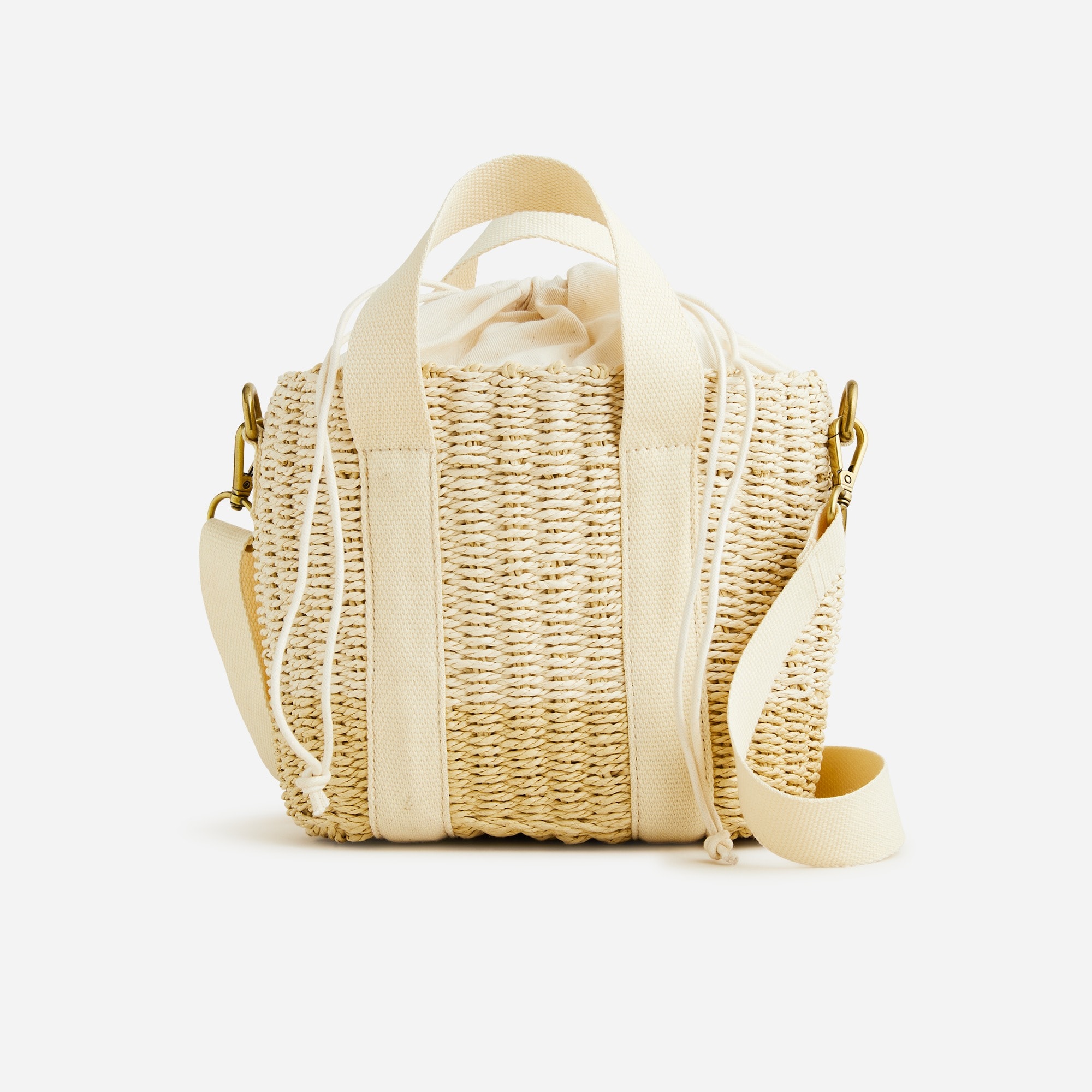 J.Crew: Woven Straw Market Tote For Women