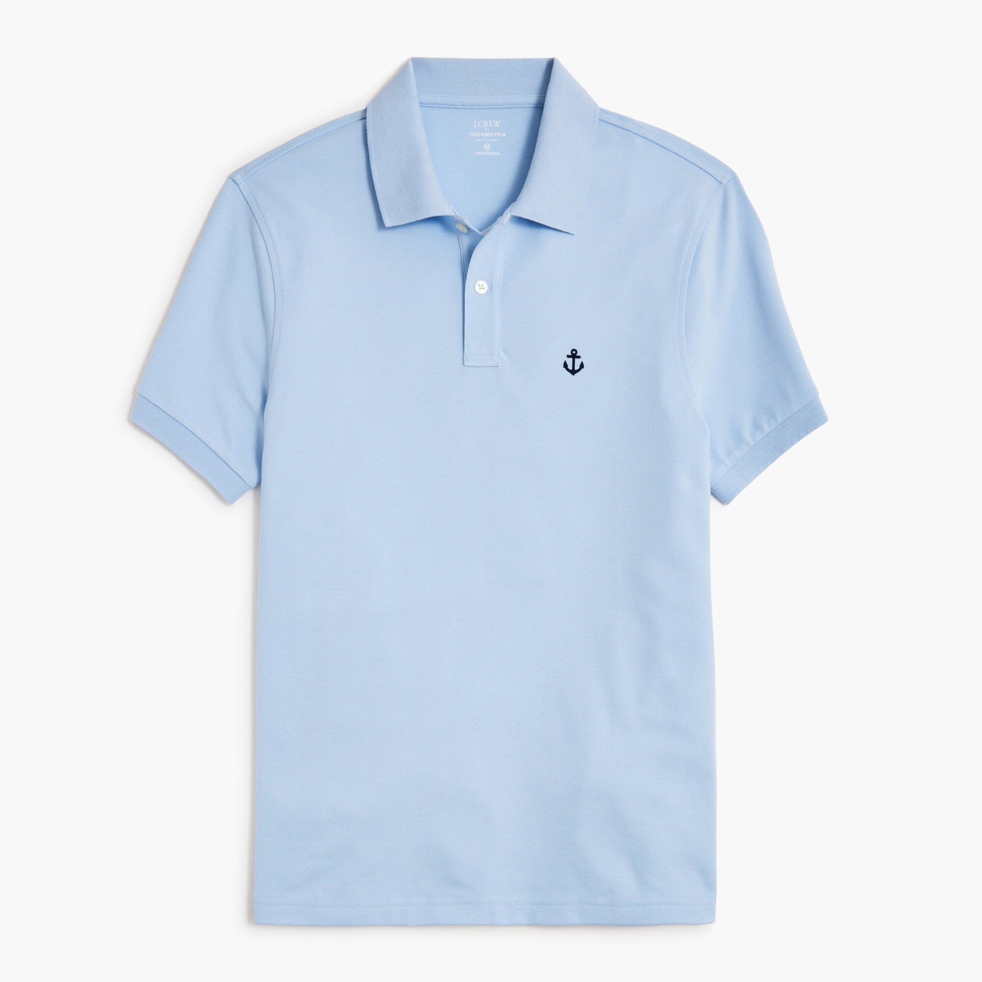 Untucked-fit critter flex piqué polo shirt