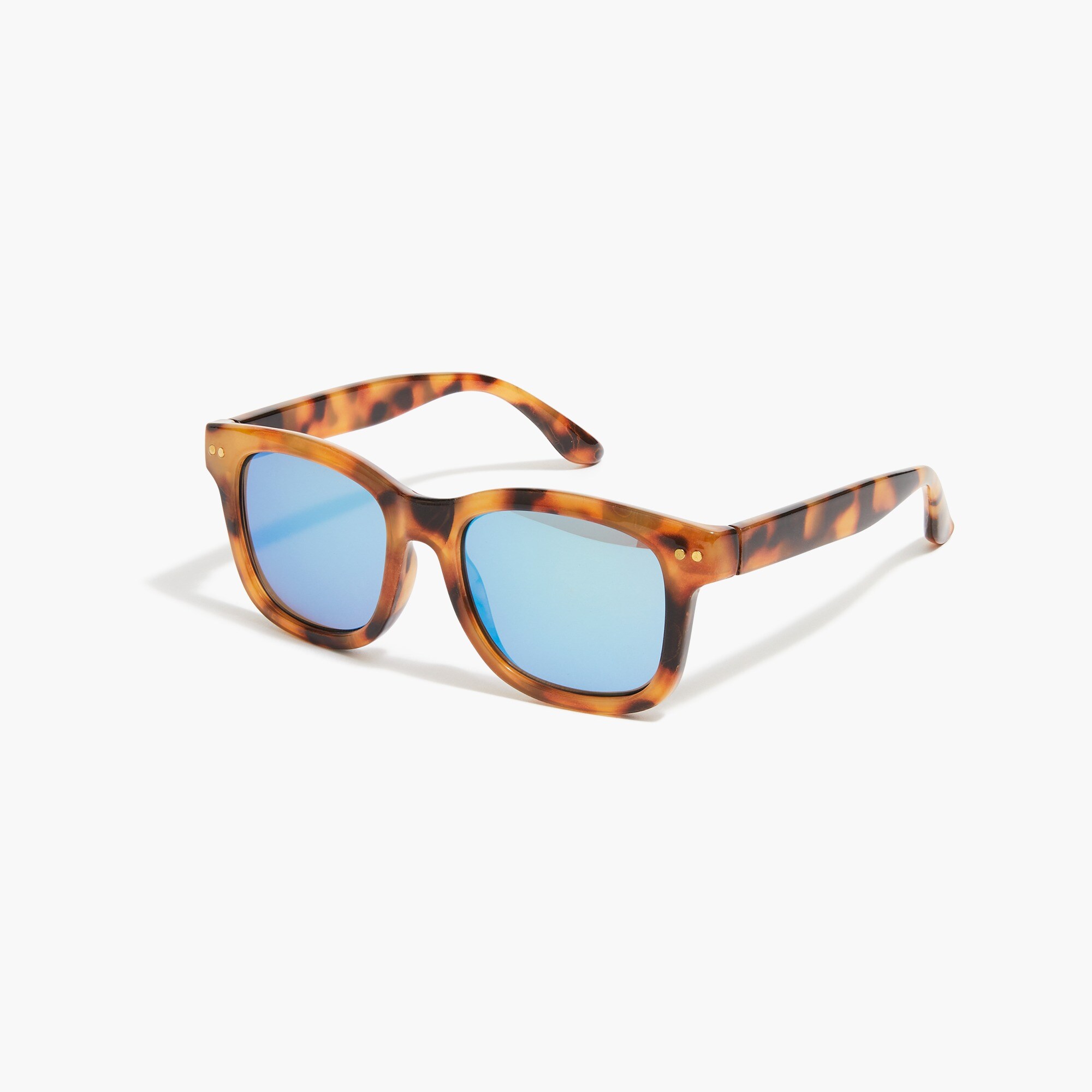 J. Crew Kids Tortoise Sunglasses with Aqua Lenses Kids main image 4