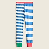 Boys' long-sleeve pajama set in mixed stripe
