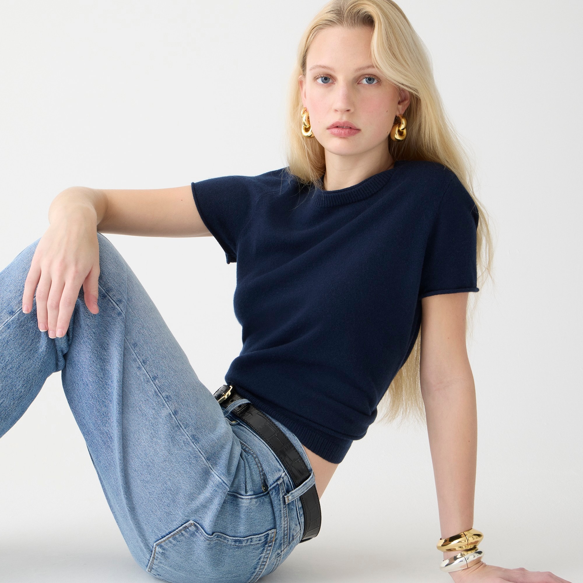  Cashmere relaxed T-shirt