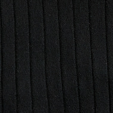 Silk-blend cropped T-shirt BLACK