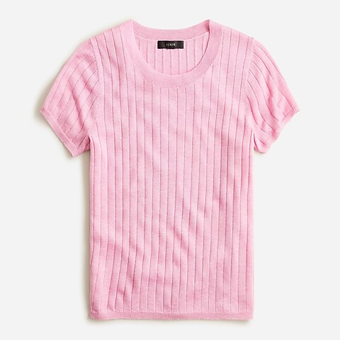 womens Silk-cashmere cropped T-shirt